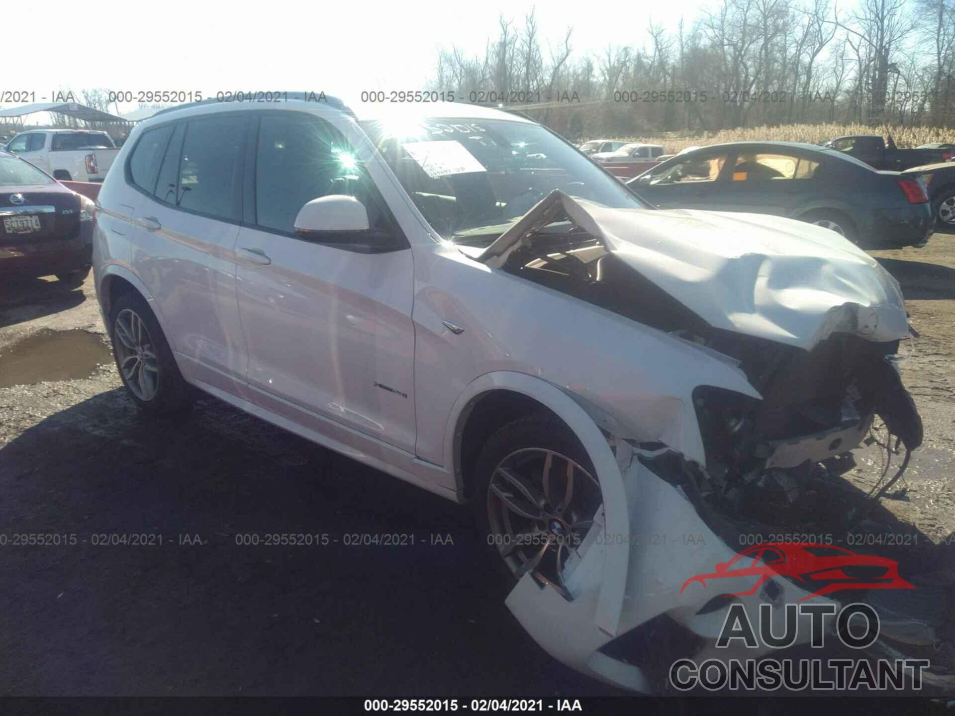 BMW X3 2017 - 5UXWX9C30H0W70934