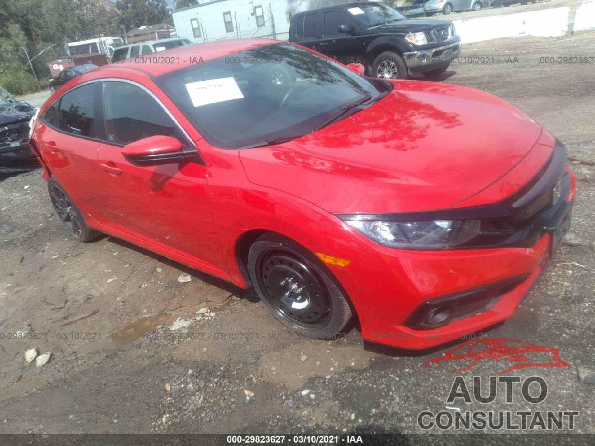 HONDA CIVIC SEDAN 2019 - 2HGFC2F88KH536317