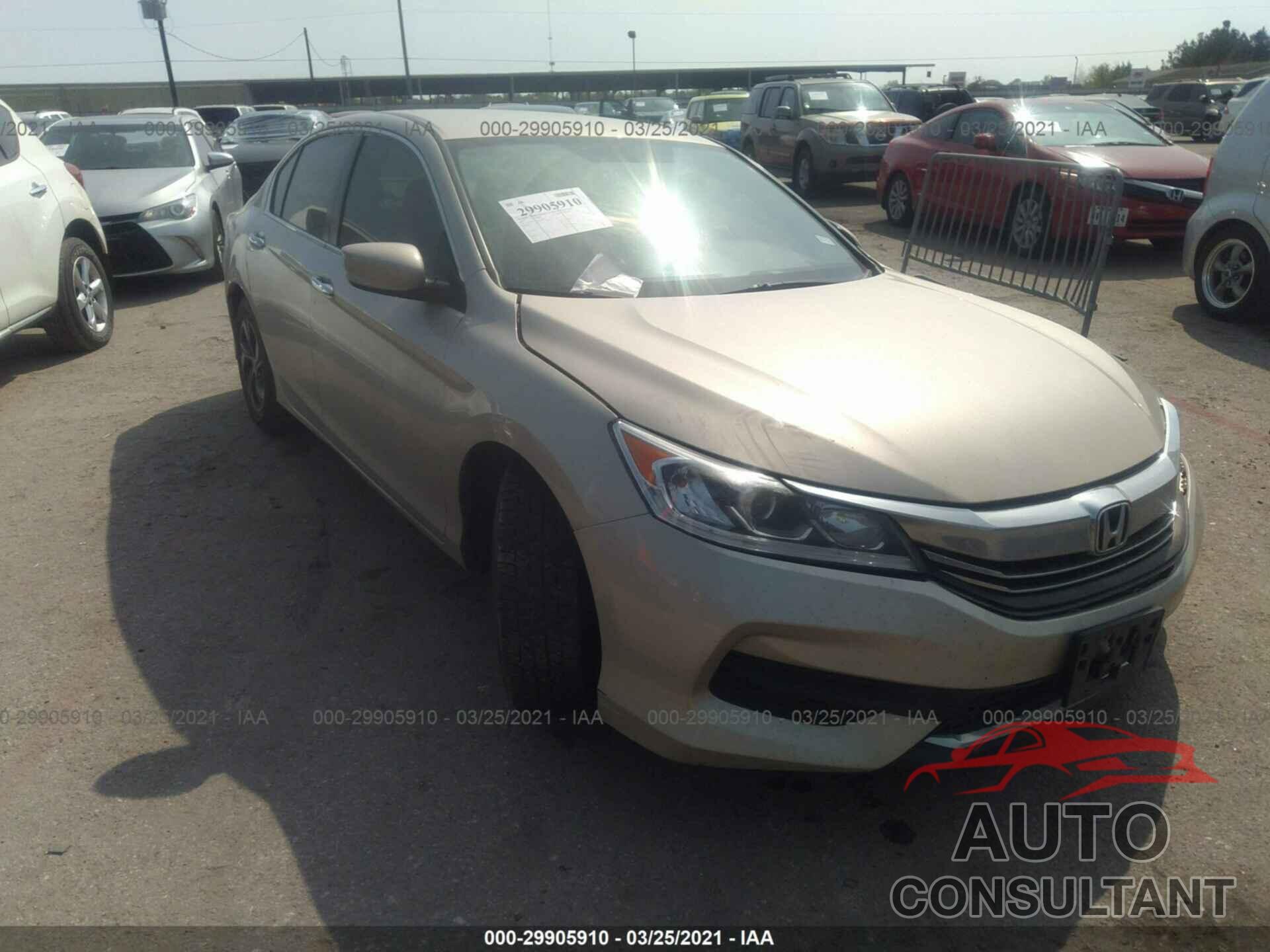 HONDA ACCORD SEDAN 2017 - 1HGCR2F35HA168028