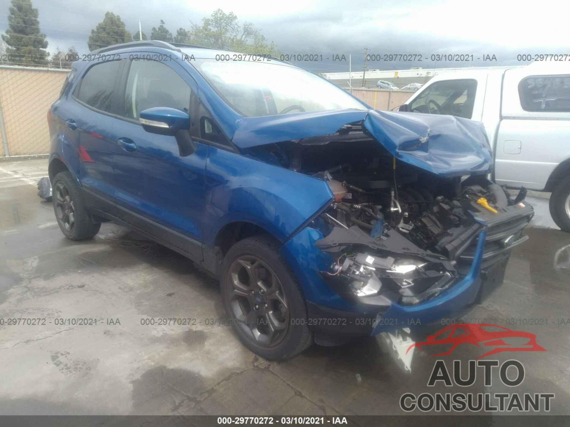 FORD ECOSPORT 2018 - MAJ6P1CL6JC181600