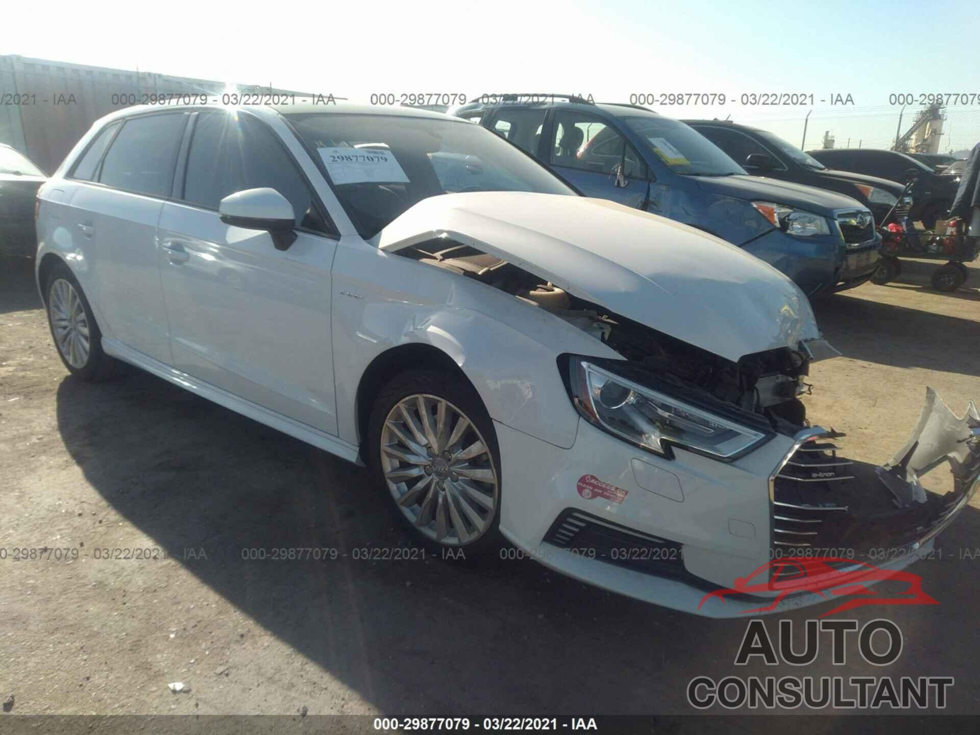 AUDI A3 SPORTBACK E-TRON 2017 - WAUUPBFF4HA039701