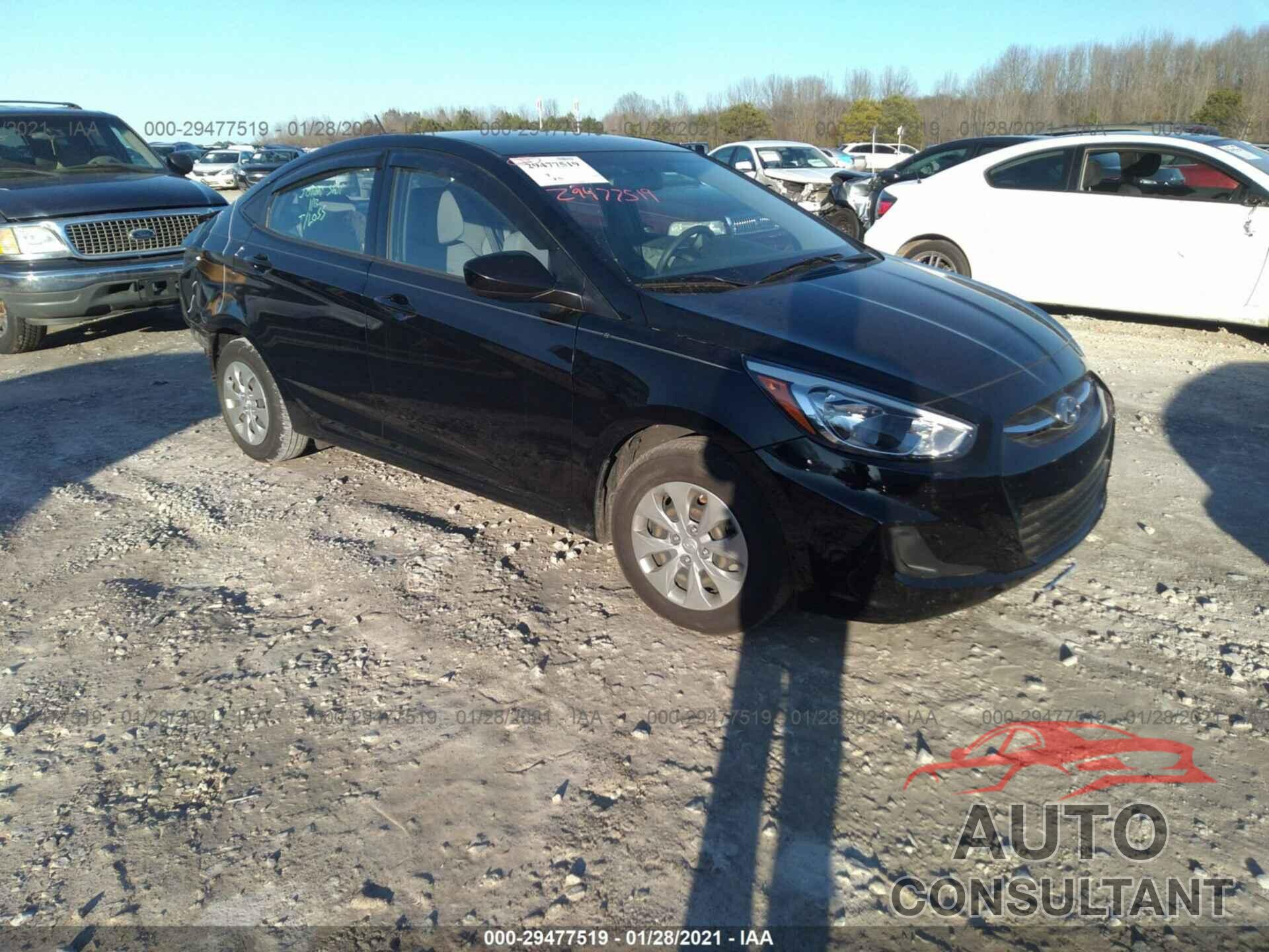 HYUNDAI ACCENT 2017 - KMHCT4AE9HU352175