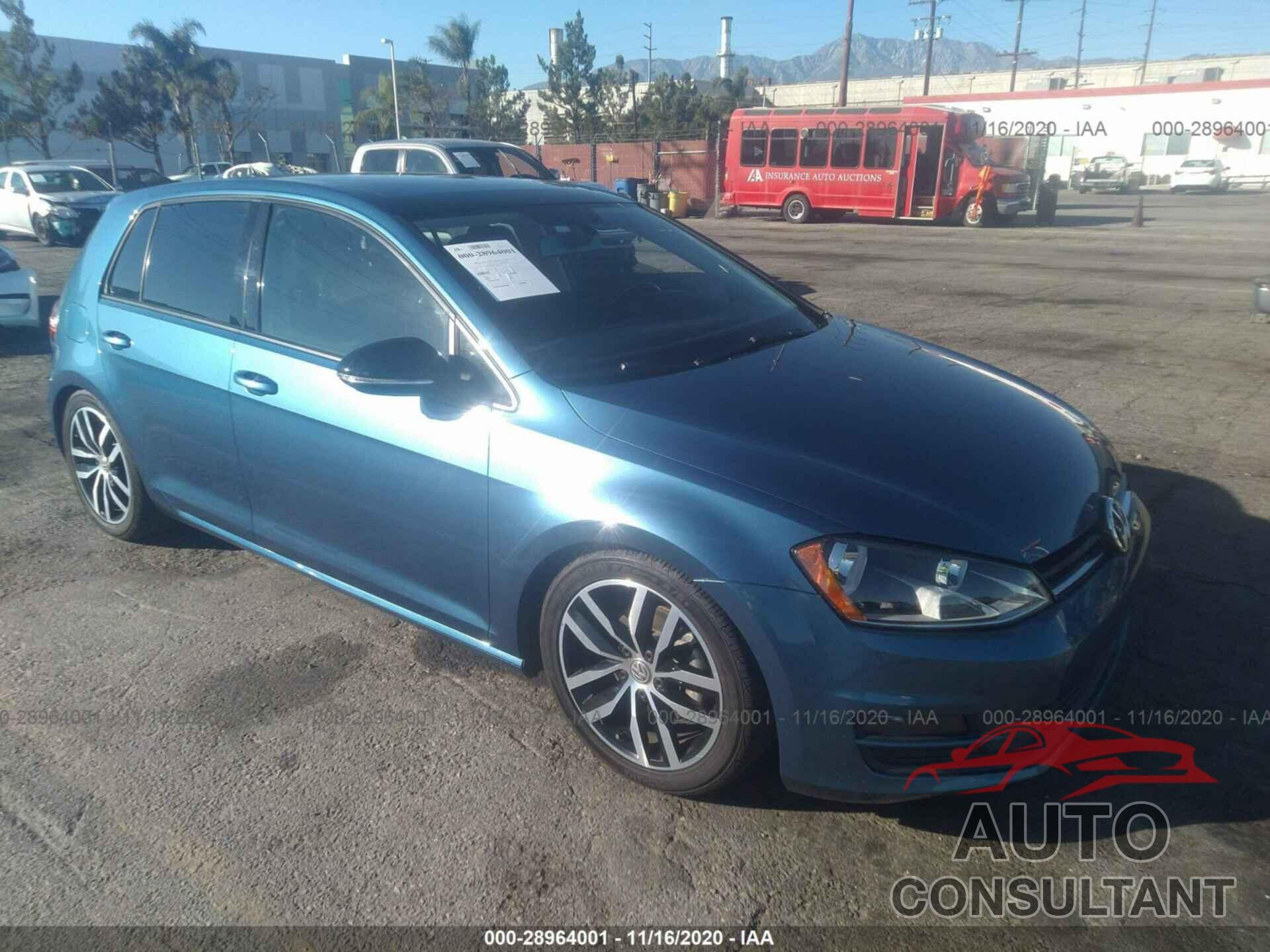 VOLKSWAGEN GOLF 2016 - 3VW217AUXGM040106