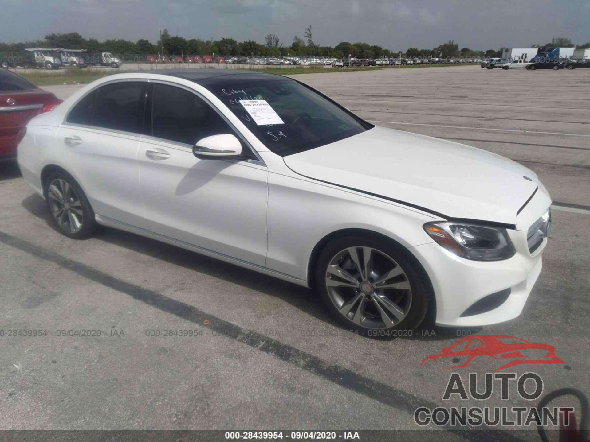 MERCEDES-BENZ C-CLASS 2016 - WDDWF4JB1GR145947