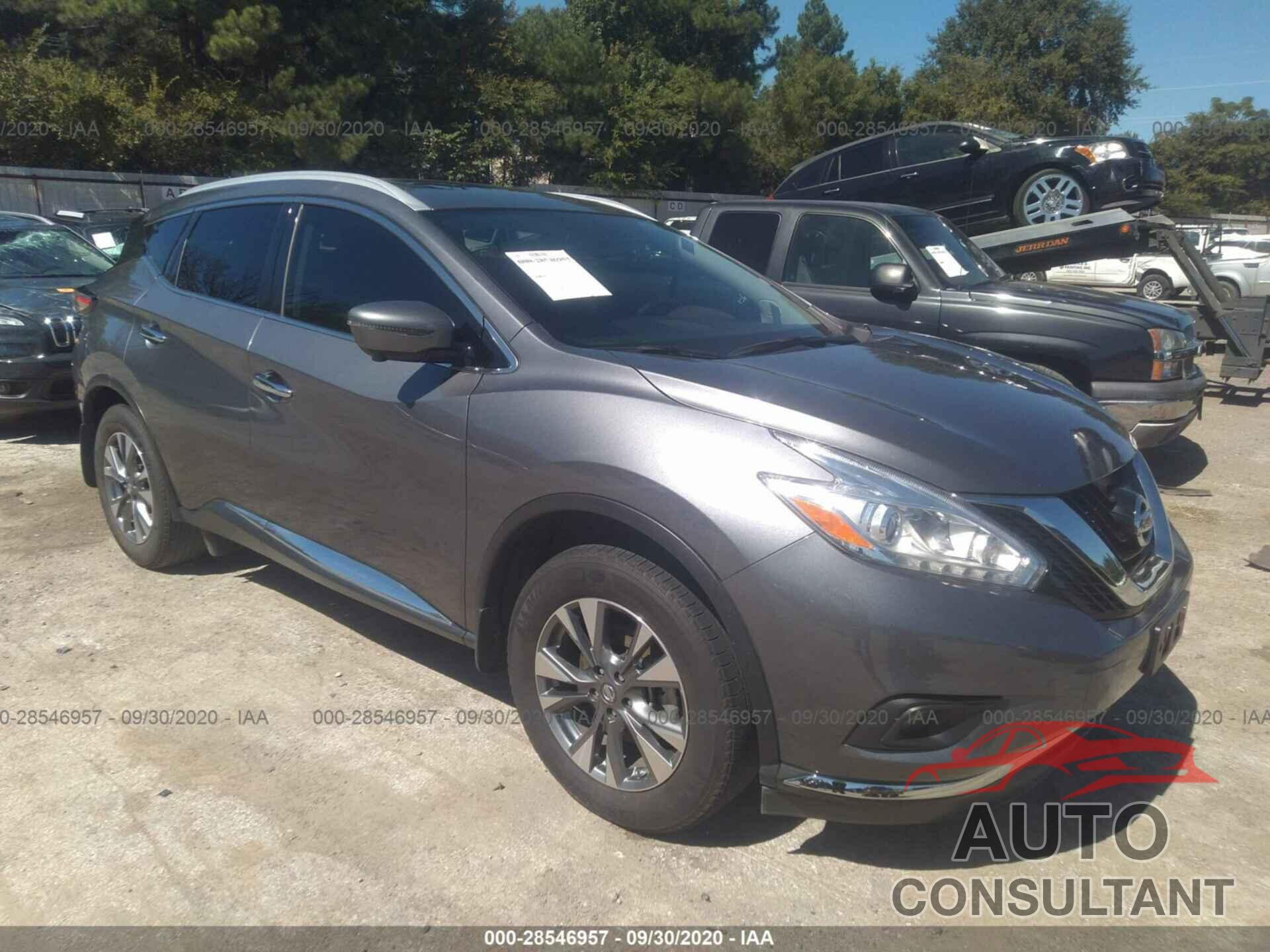 NISSAN MURANO 2016 - 5N1AZ2MG1HN160153