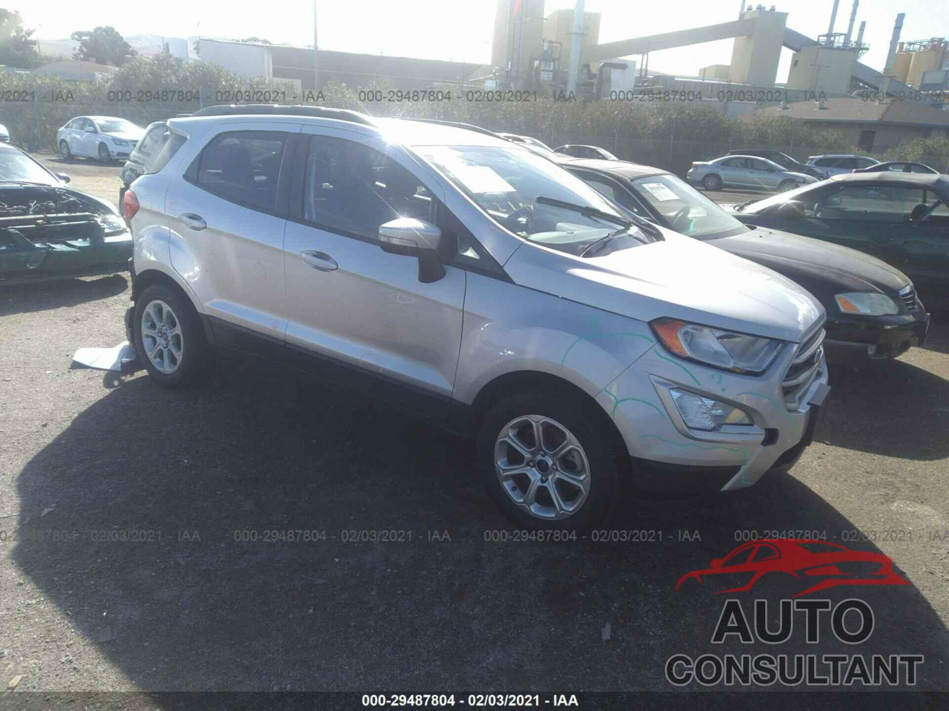 FORD ECOSPORT 2018 - MAJ3P1TE3JC181624