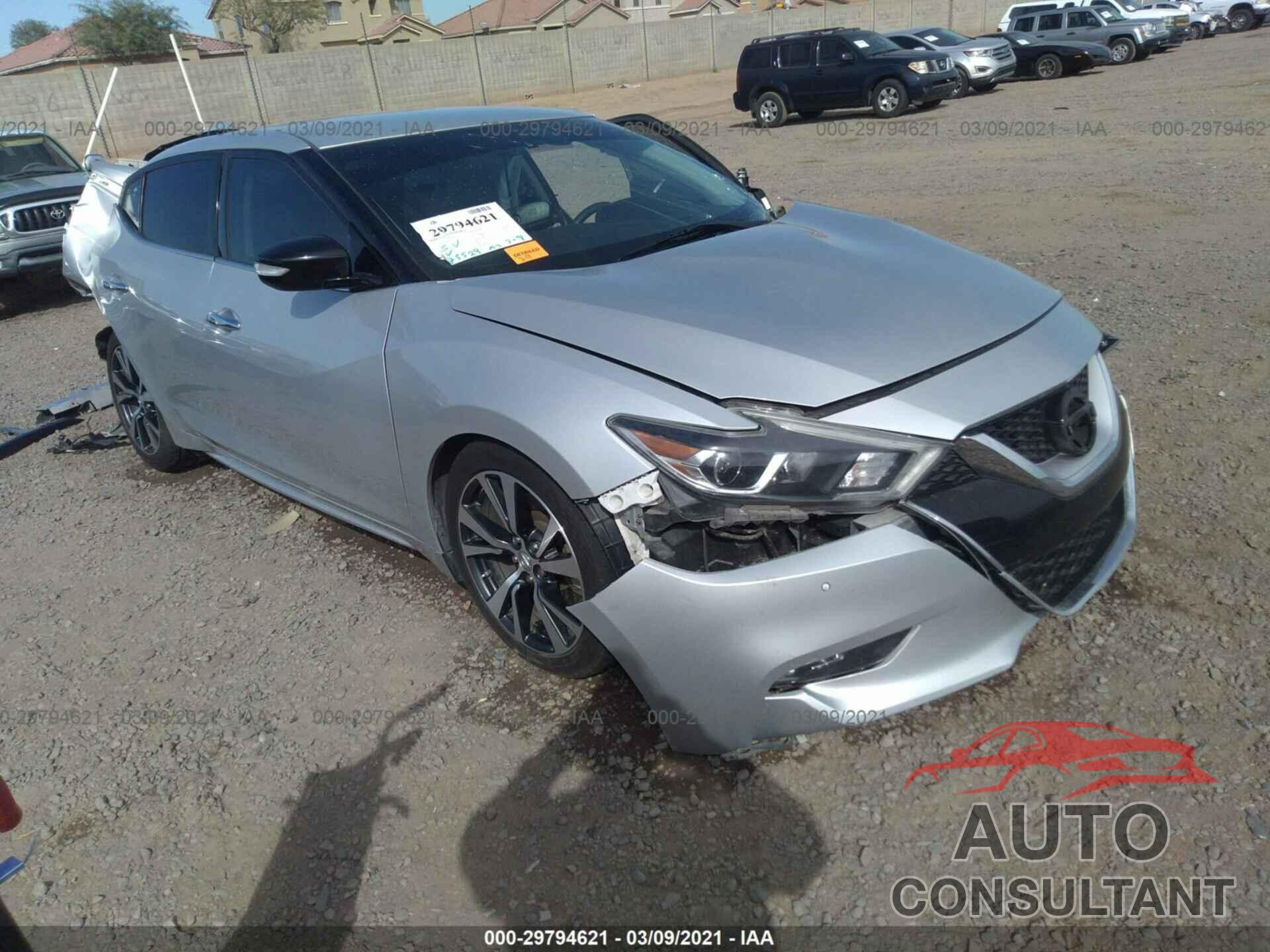 NISSAN MAXIMA 2017 - 1N4AA6APXHC412457