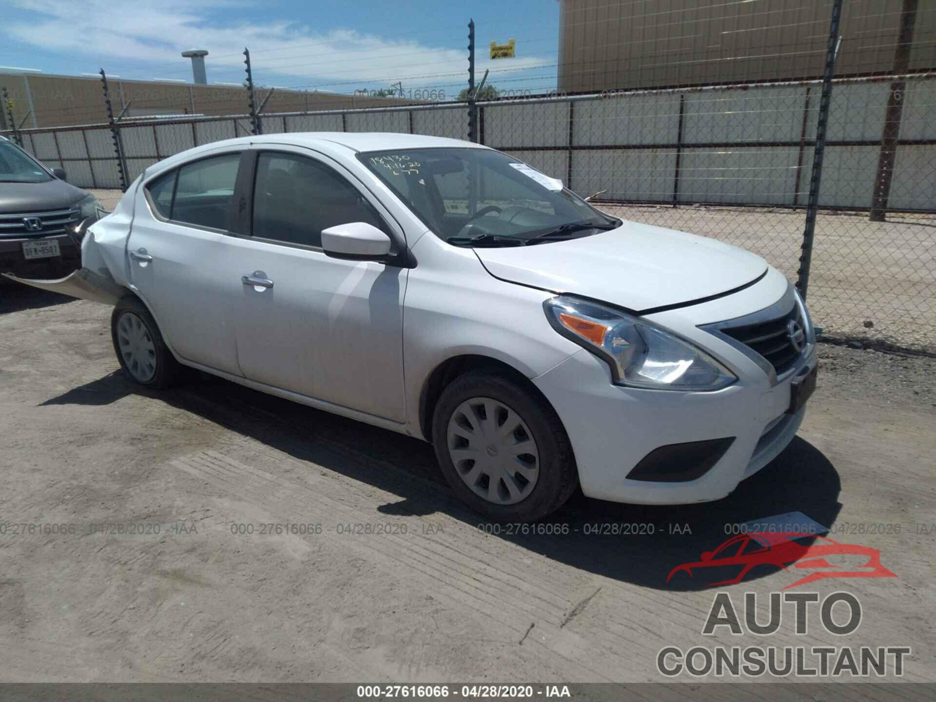Nissan Versa 2017 - 3N1CN7AP4HL876669