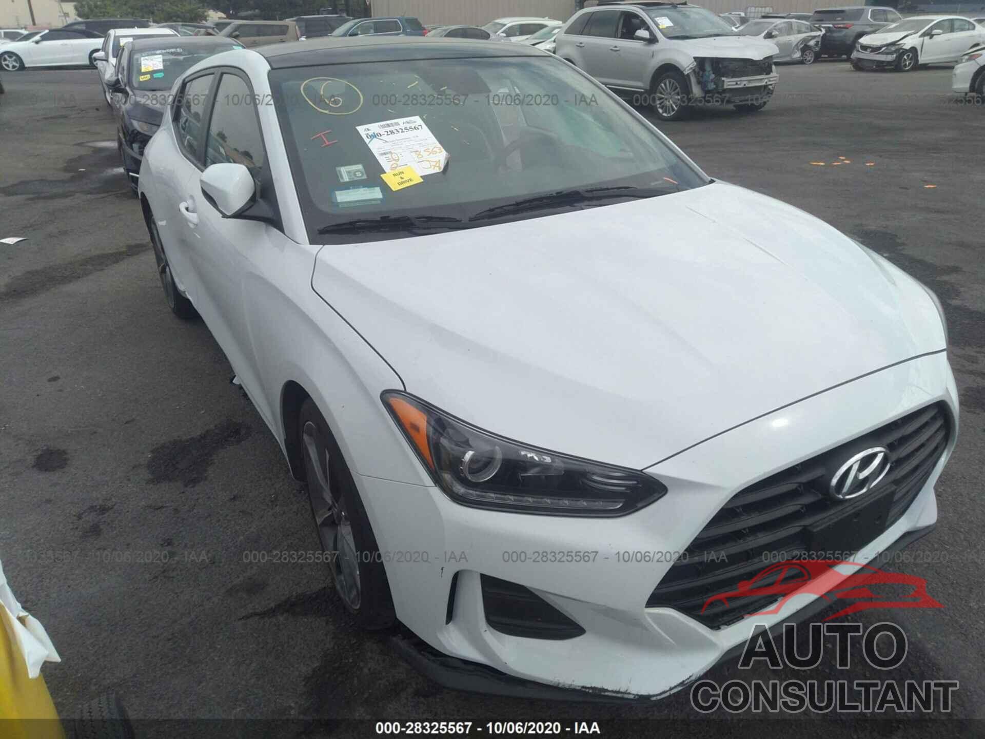 HYUNDAI VELOSTER 2020 - KMHTG6AFXLU027438