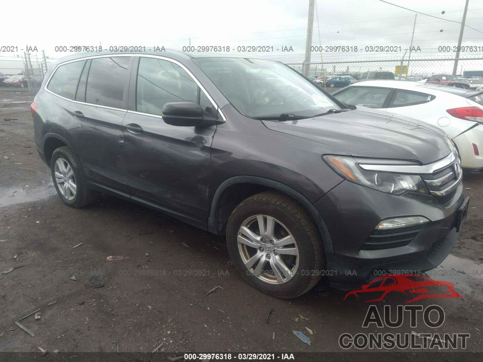HONDA PILOT 2016 - 5FNYF6H11GB032114