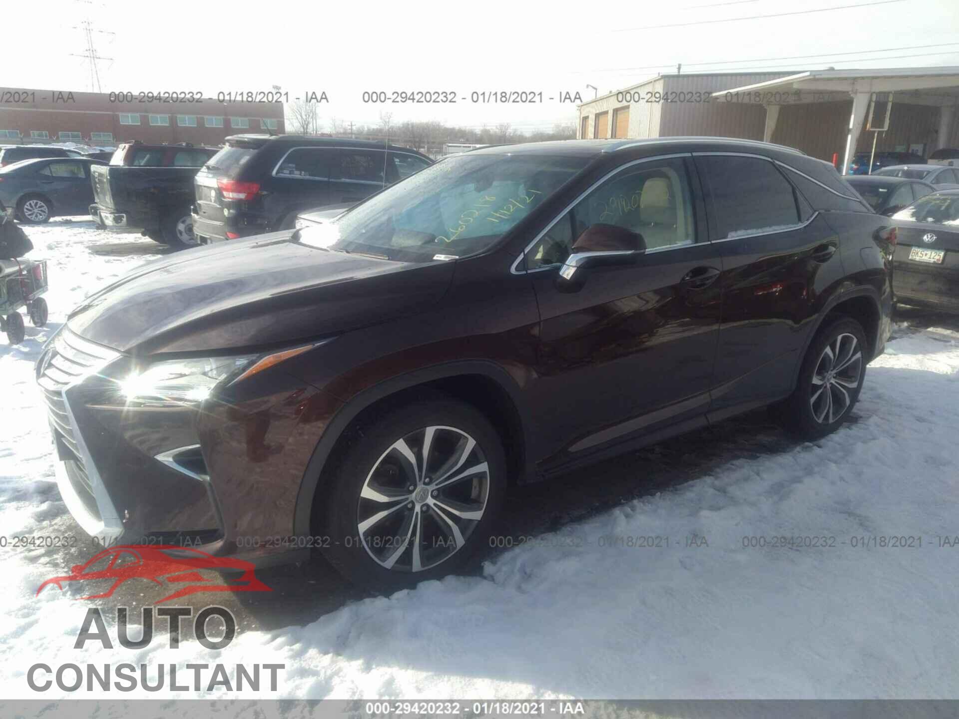 LEXUS RX 2017 - 2T2BZMCA6HC080184