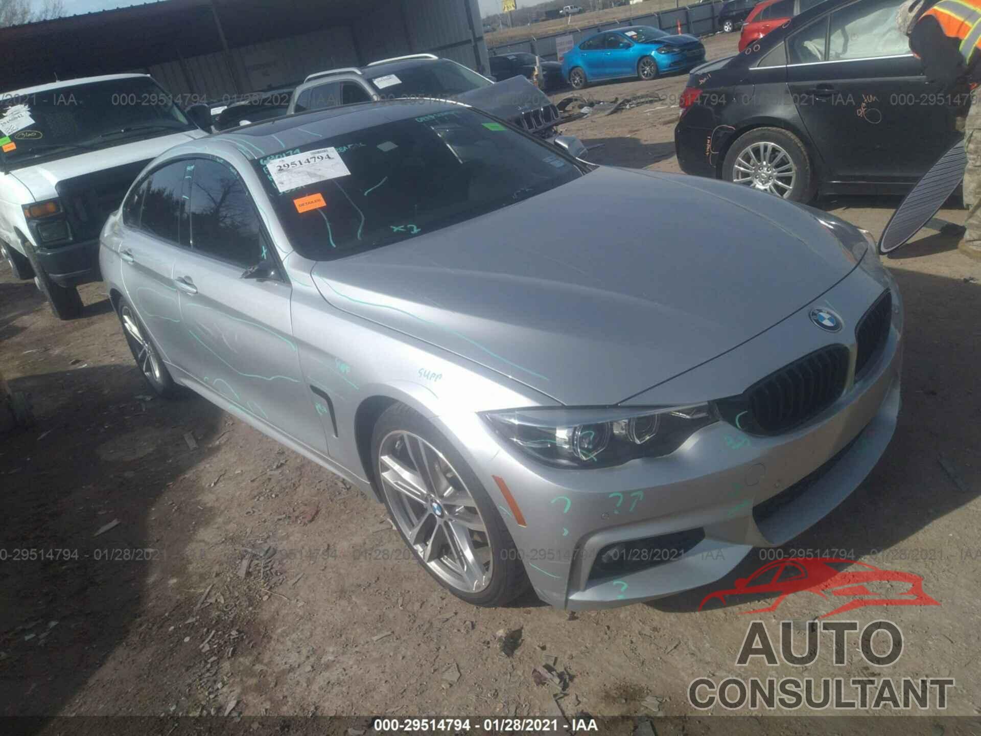 BMW 4 SERIES 2018 - WBA4J1C57JBM11796