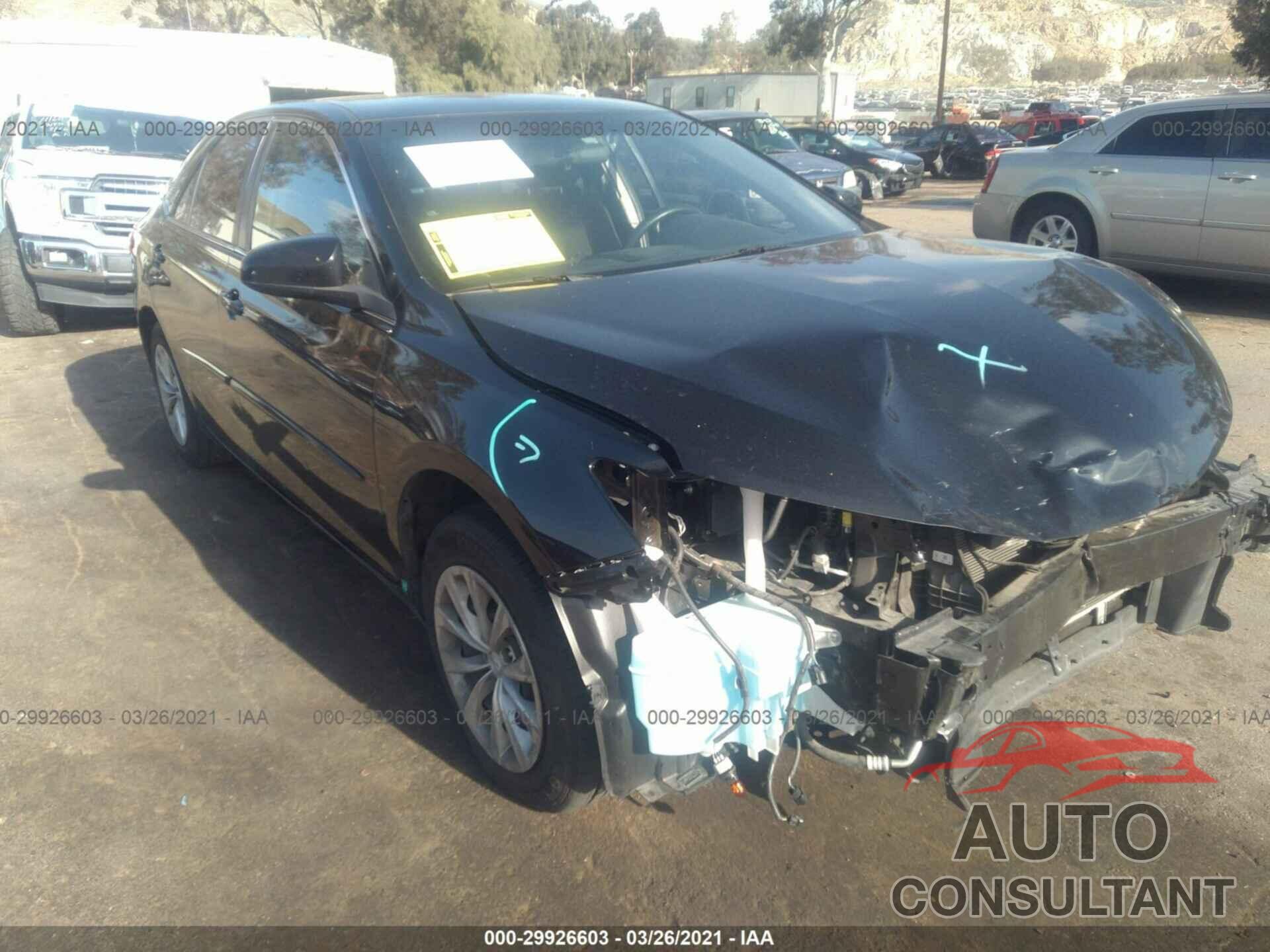 TOYOTA CAMRY 2017 - 4T1BF1FK0HU405958