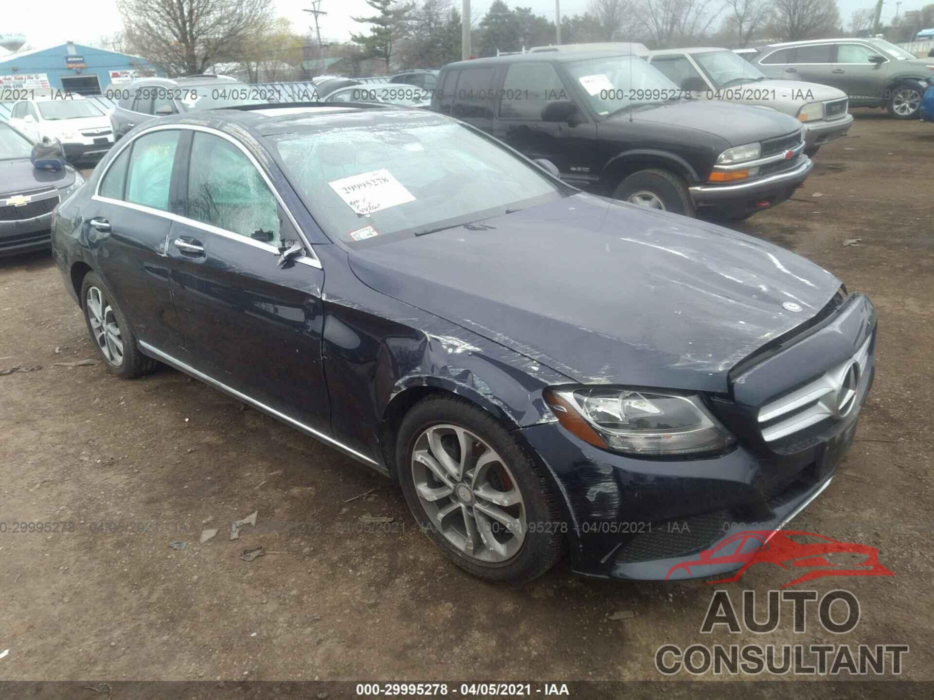 MERCEDES-BENZ C-CLASS 2016 - 55SWF4KB8GU159275