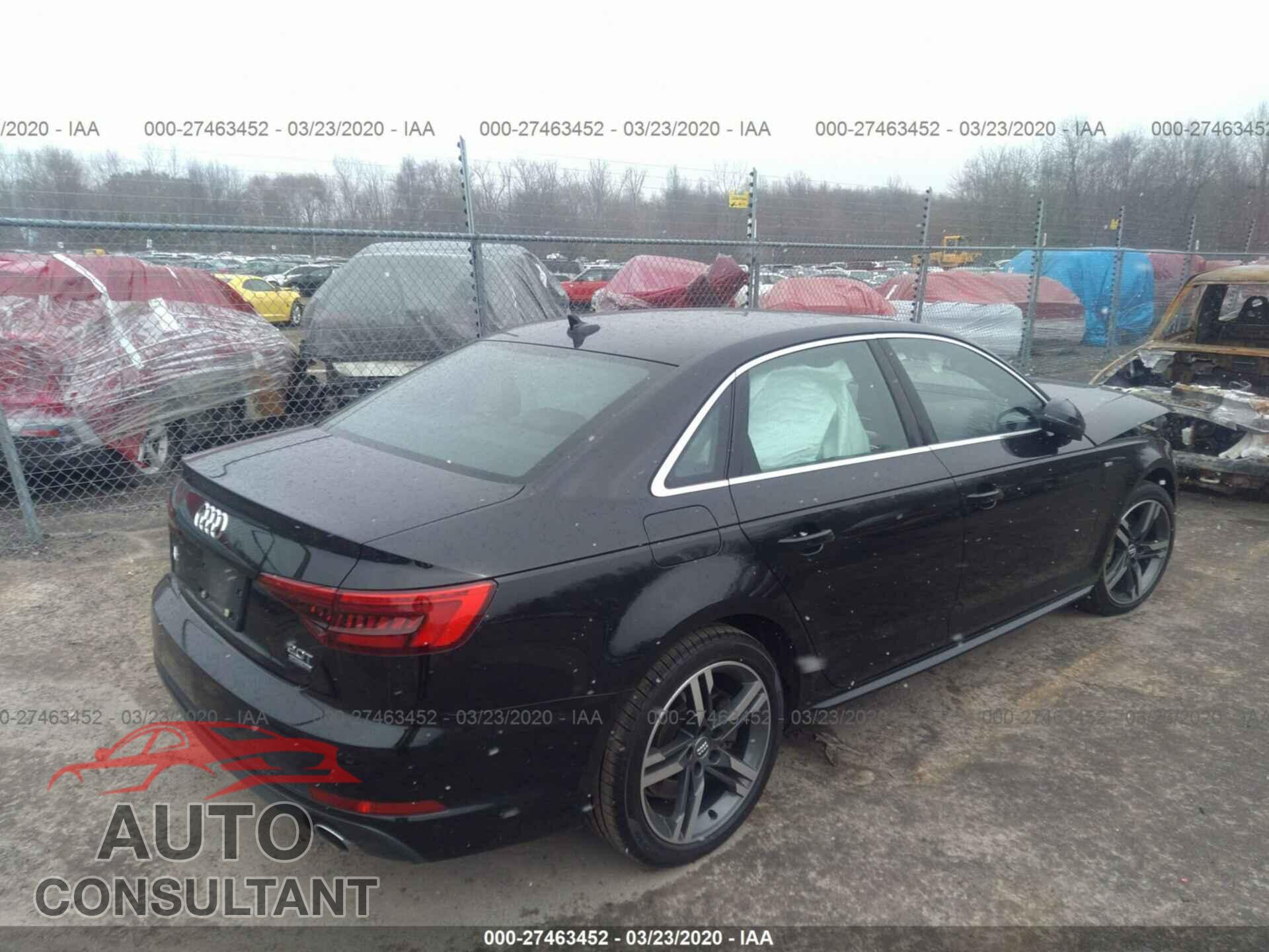 AUDI A4 2017 - WAUFNAF49HN038155