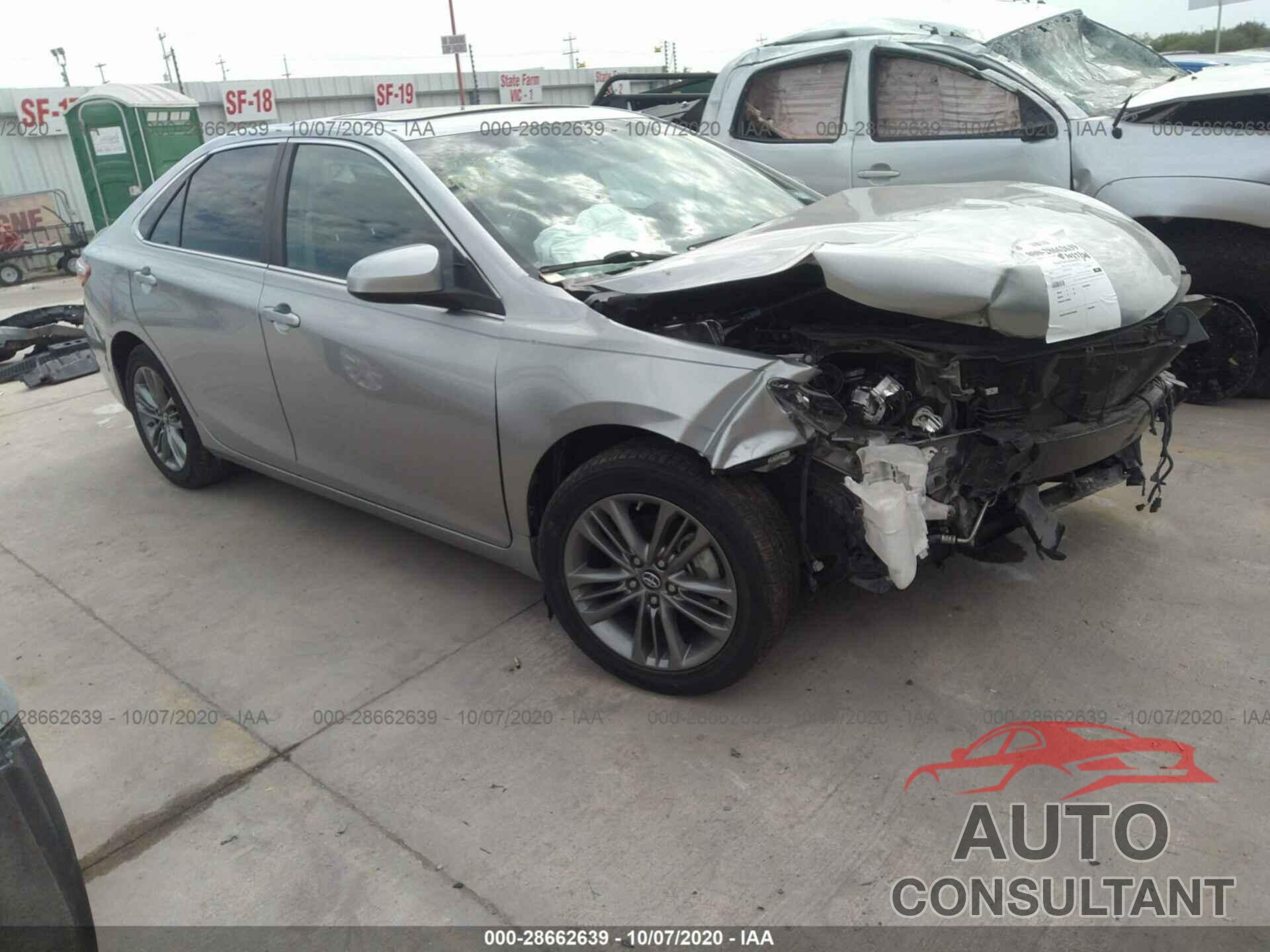 TOYOTA CAMRY 2017 - 4T1BF1FK7HU272275
