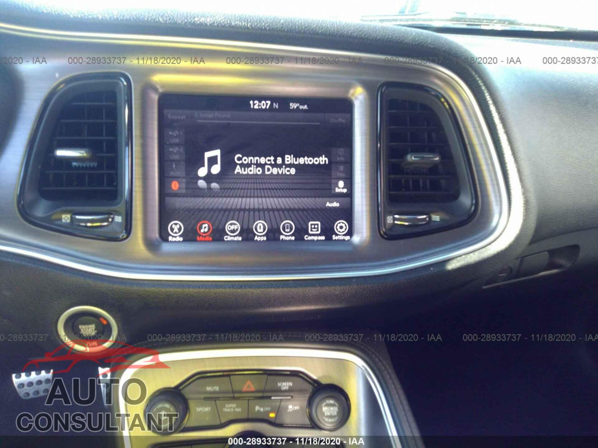 DODGE CHALLENGER 2017 - 2C3CDZFJ7HH609247