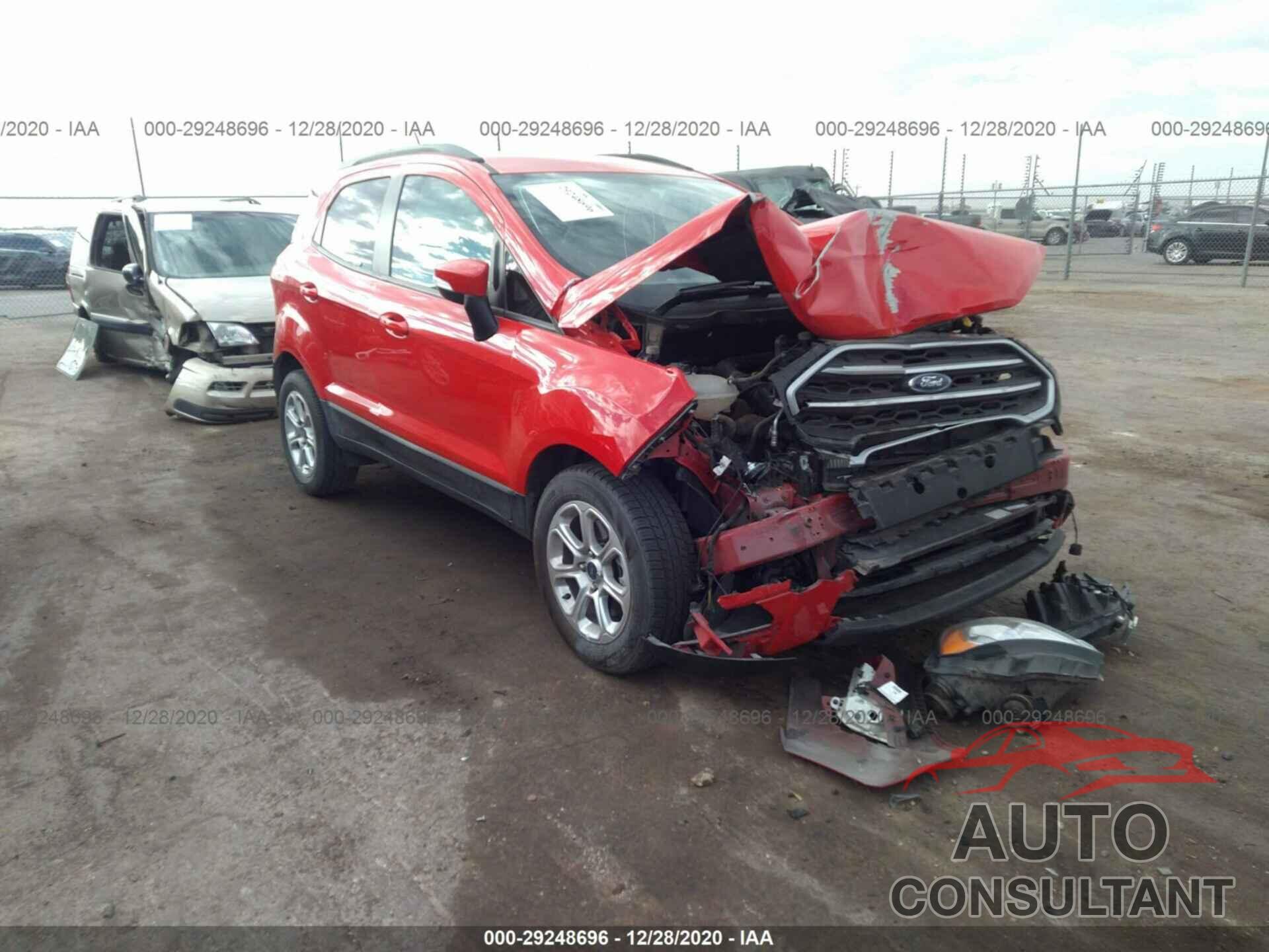 FORD ECOSPORT 2018 - MAJ3P1TE8JC238612