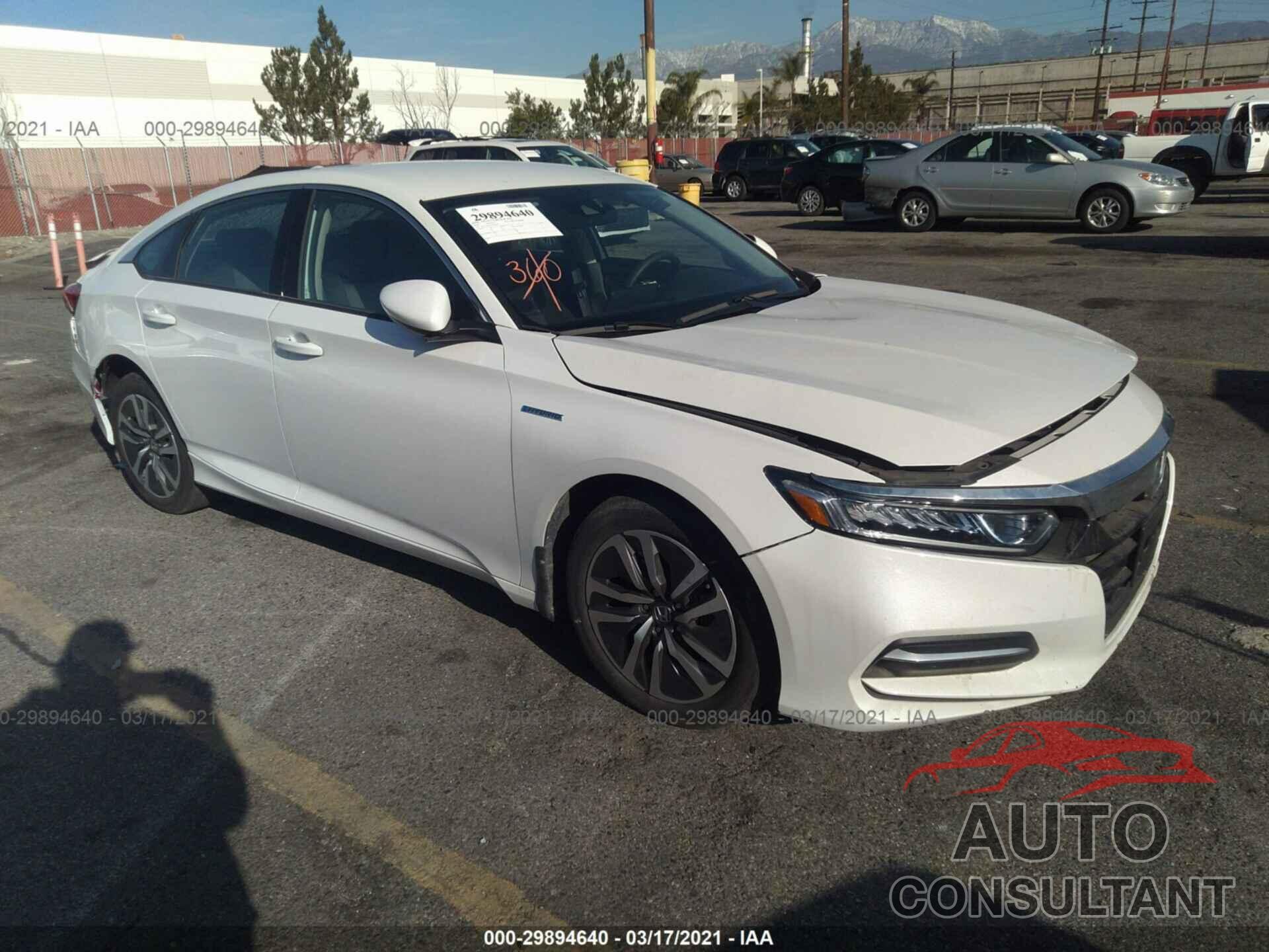 HONDA ACCORD HYBRID 2019 - 1HGCV3F13KA007099