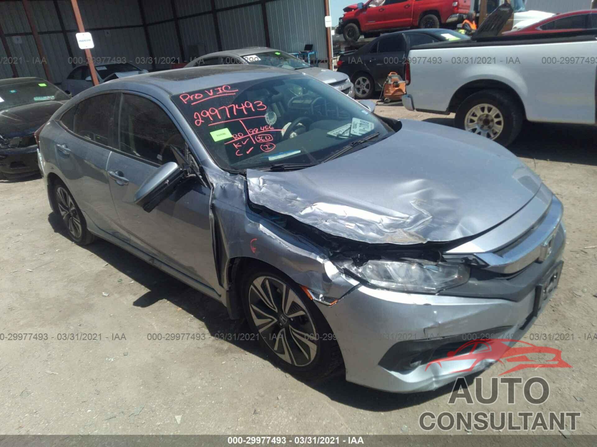 HONDA CIVIC SEDAN 2016 - 19XFC1F38GE015680