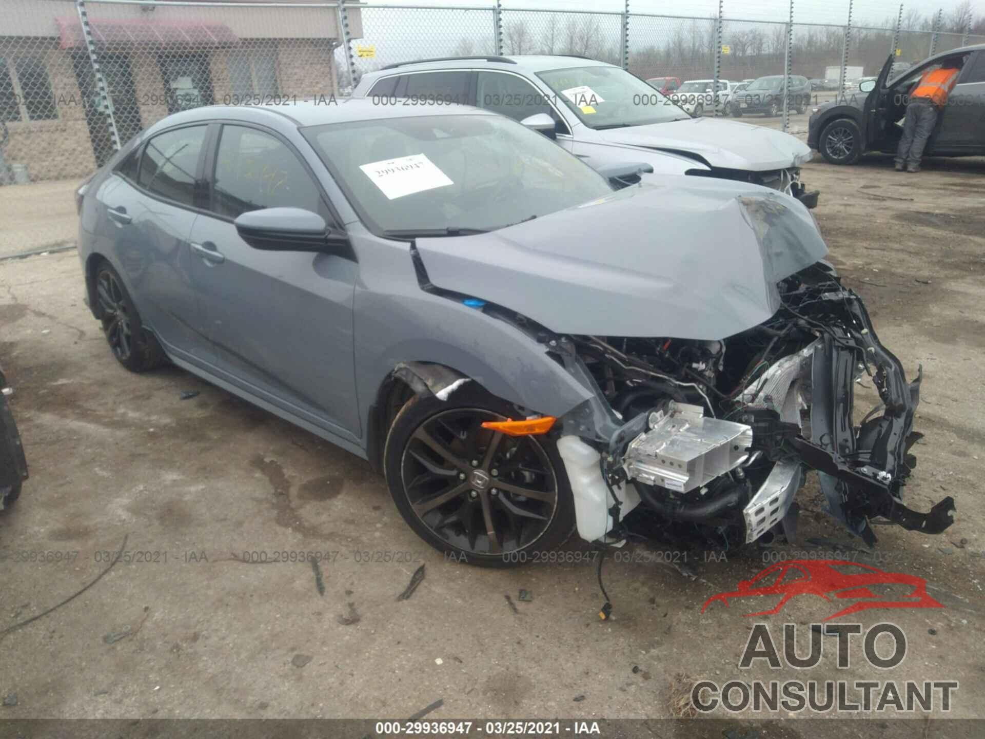 HONDA CIVIC HATCHBACK 2021 - SHHFK7H49MU202443