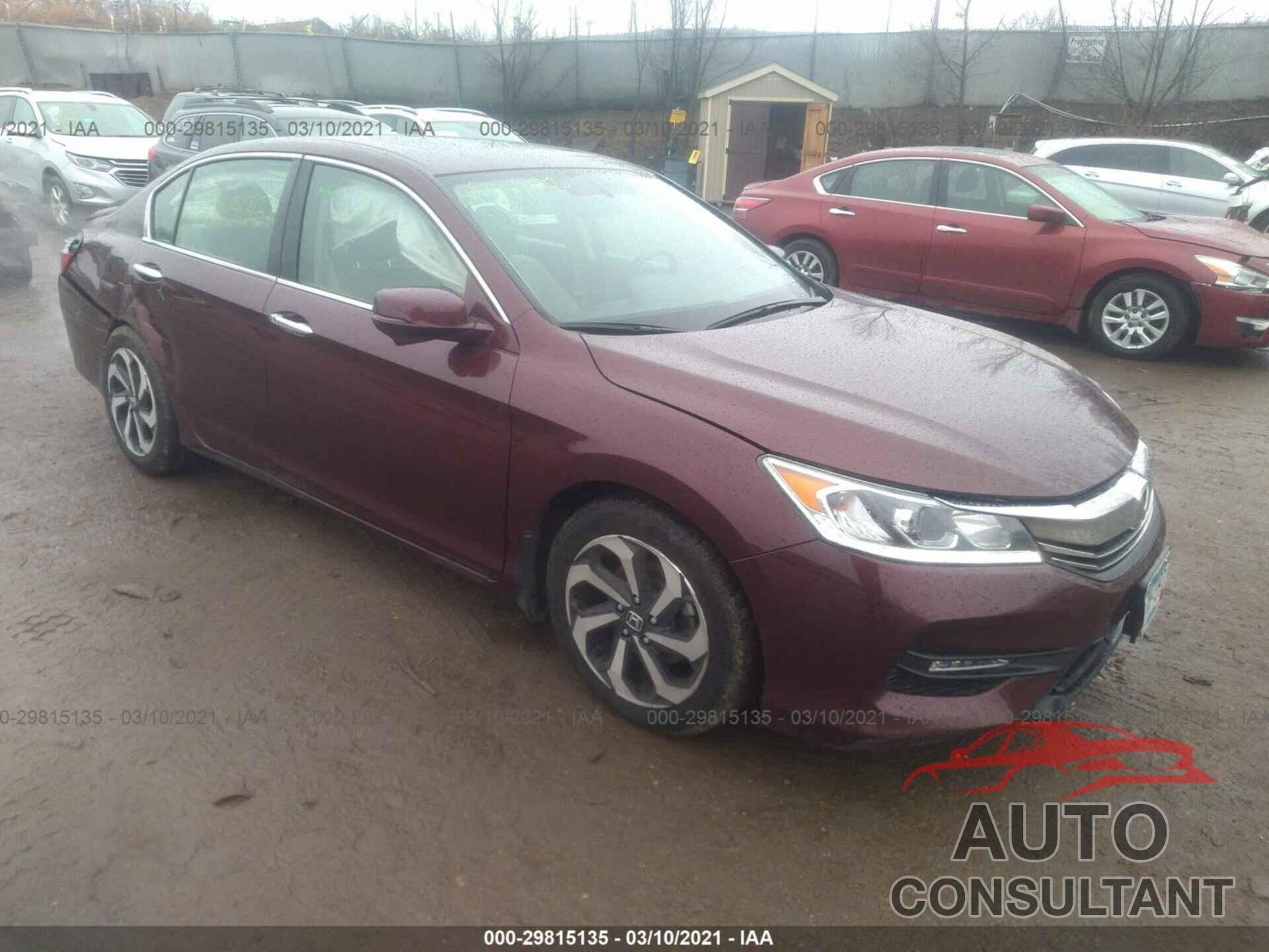 HONDA ACCORD SEDAN 2016 - 1HGCR2F81GA182793