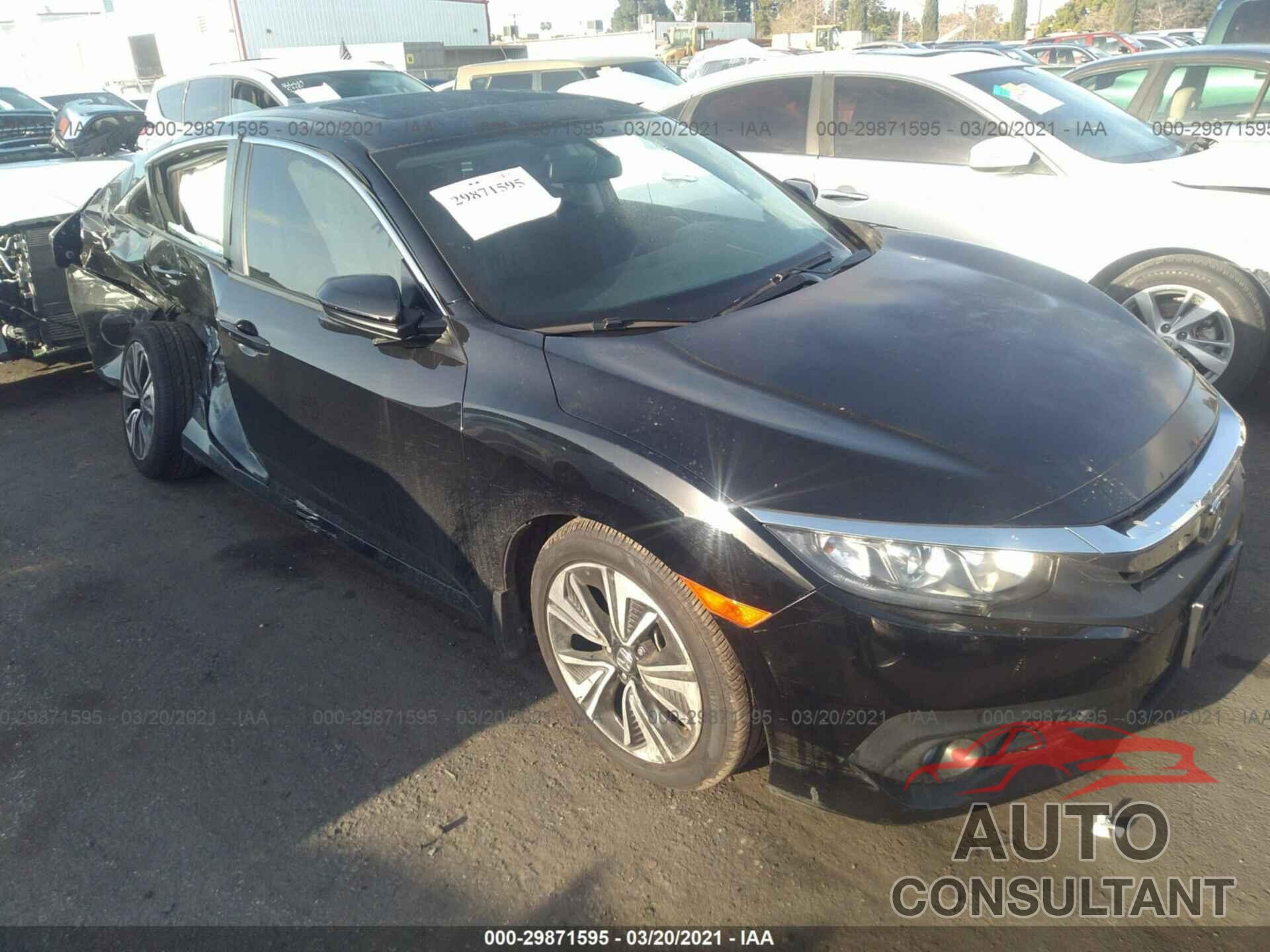 HONDA CIVIC SEDAN 2016 - 19XFC1F71GE209048