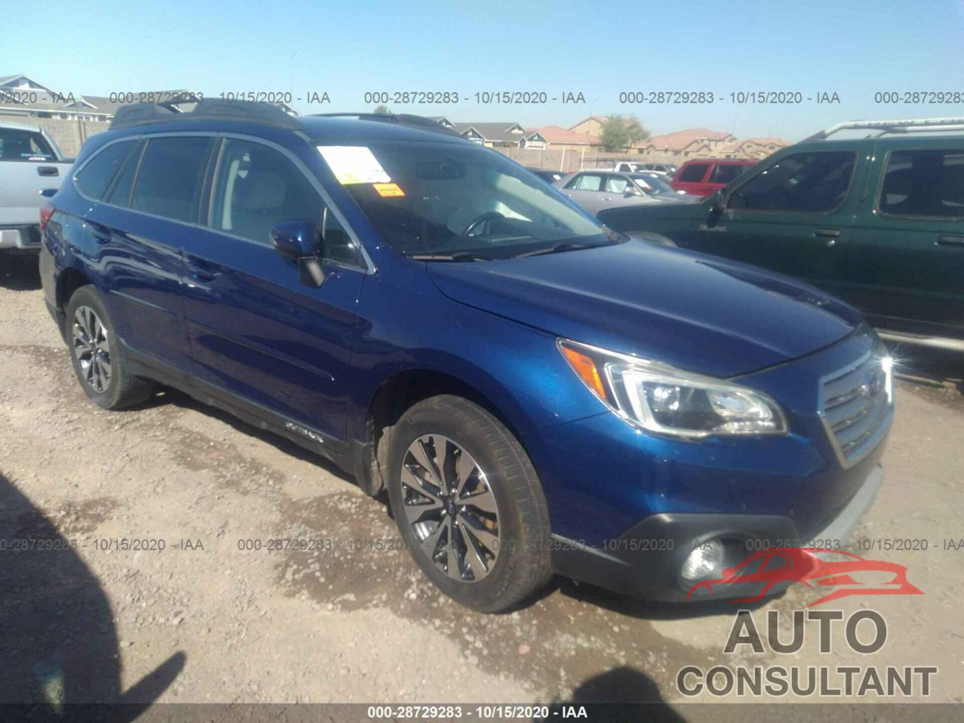 SUBARU OUTBACK 2016 - 4S4BSBJC1G3242193