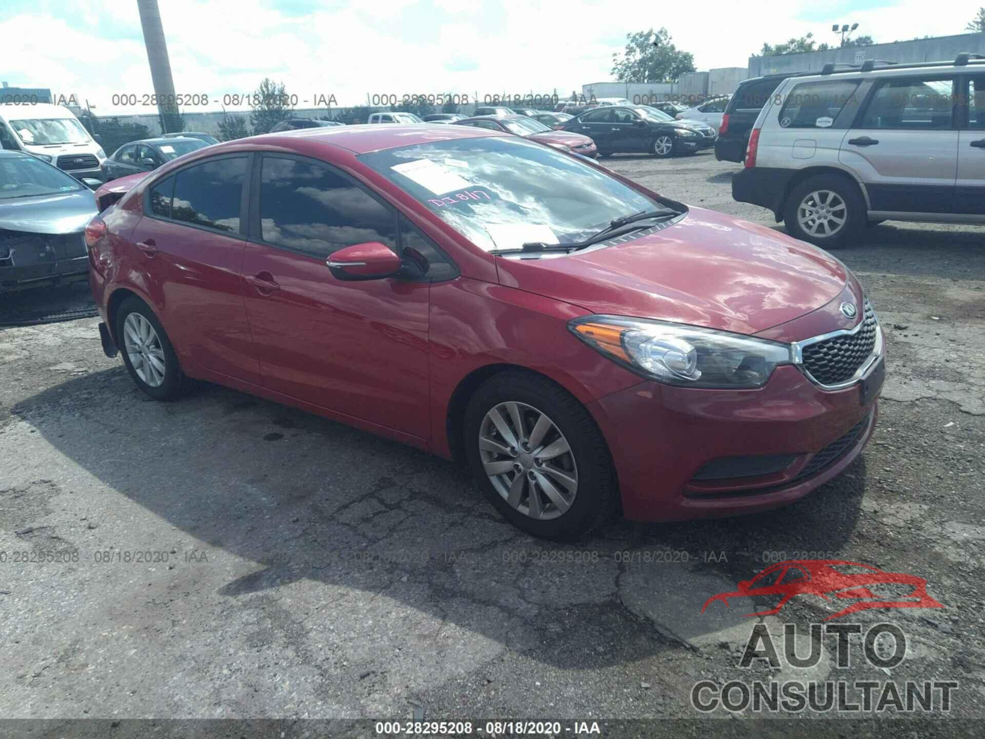 KIA FORTE 2016 - KNAFX4A64G5597065