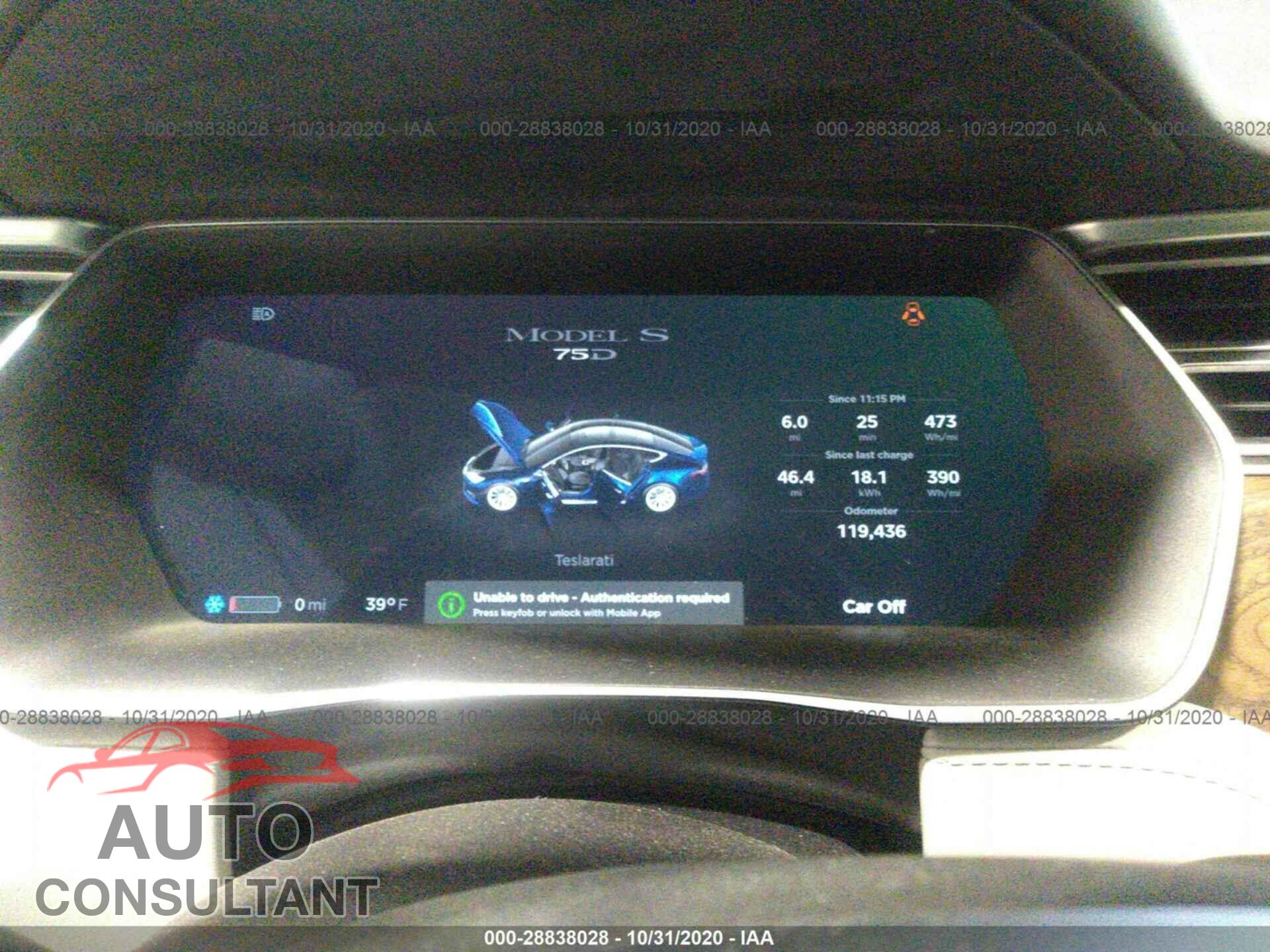 TESLA MODEL S 2016 - 5YJSA1E27GF146672