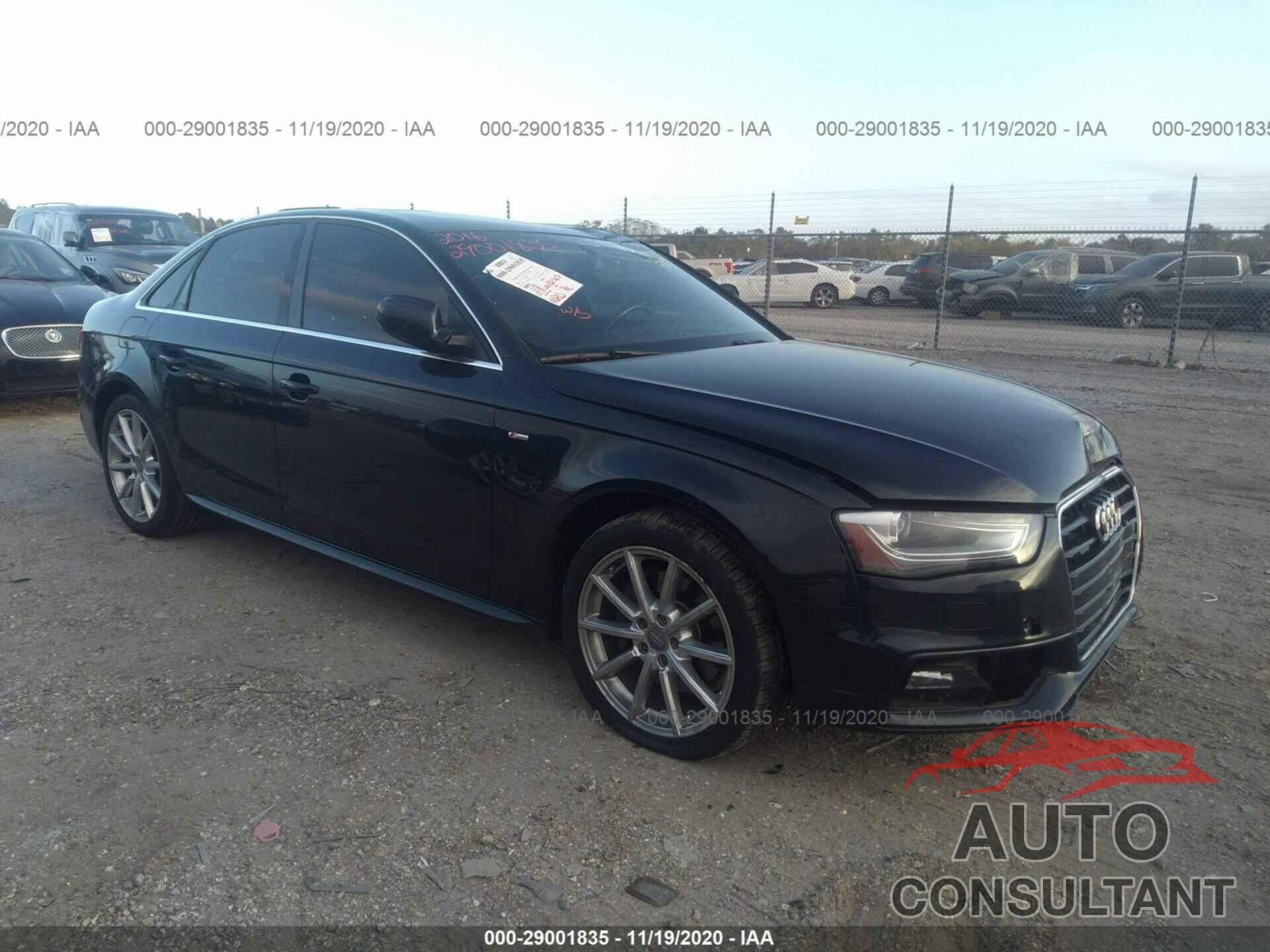 AUDI A4 2016 - WAUBFAFL7GN003096