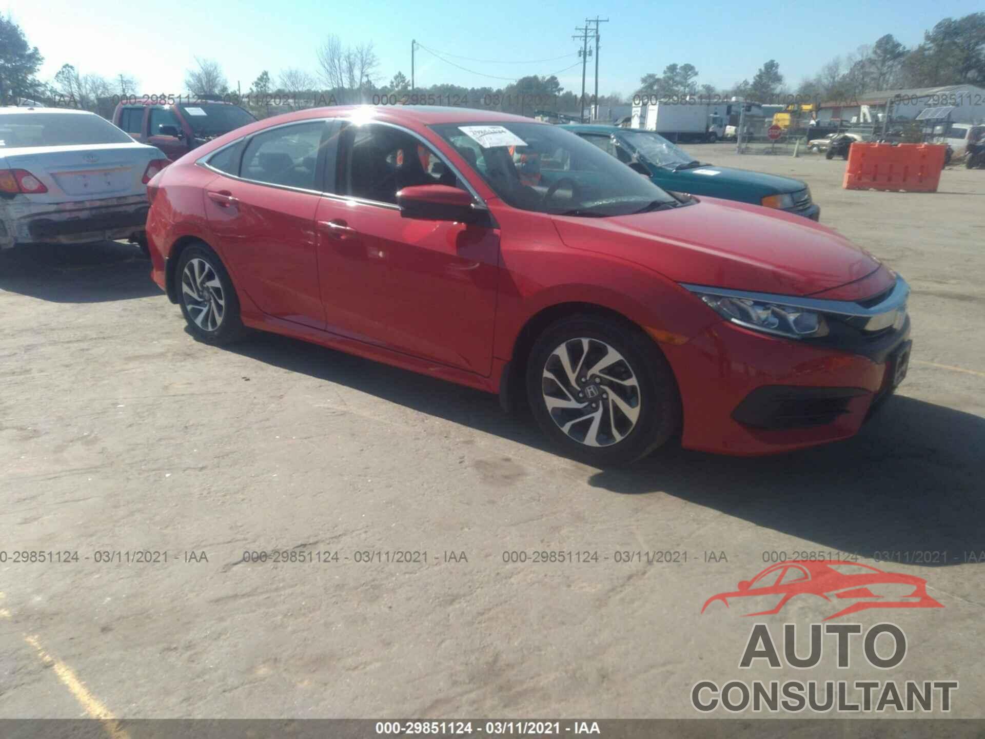 HONDA CIVIC SEDAN 2016 - 2HGFC2F74GH552593