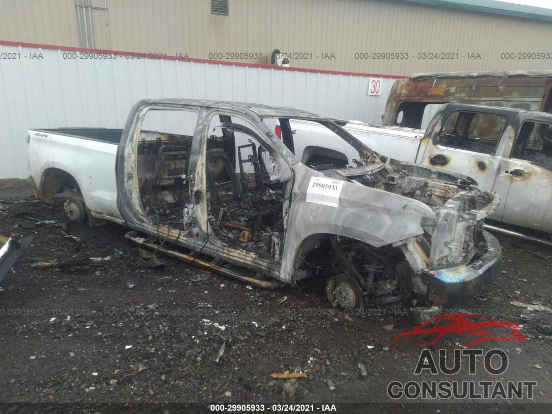 CHEVROLET SILVERADO 1500 2020 - 3GCUYDED3LG326789
