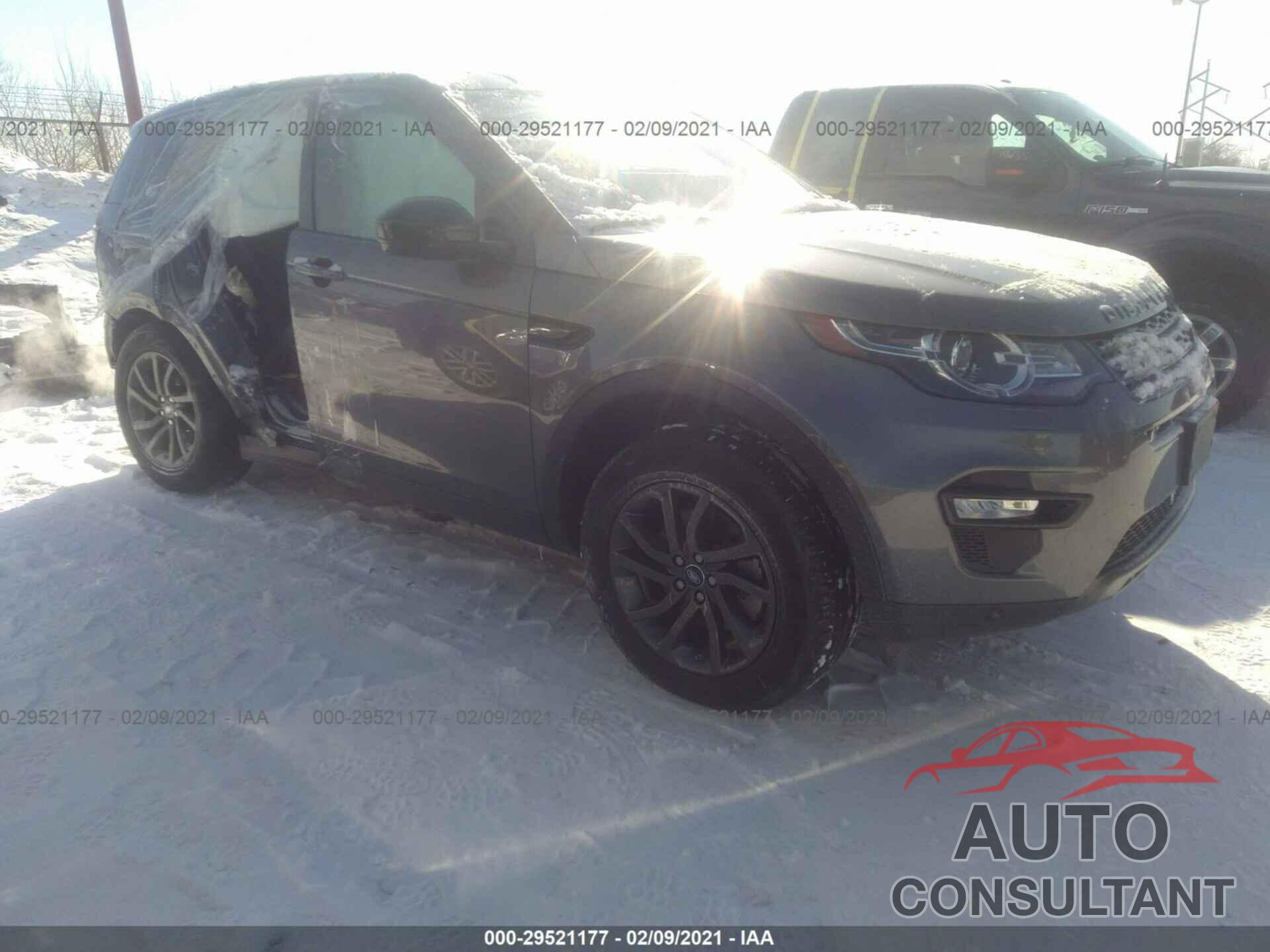 LAND ROVER DISCOVERY SPORT 2019 - SALCR2FX9KH818469