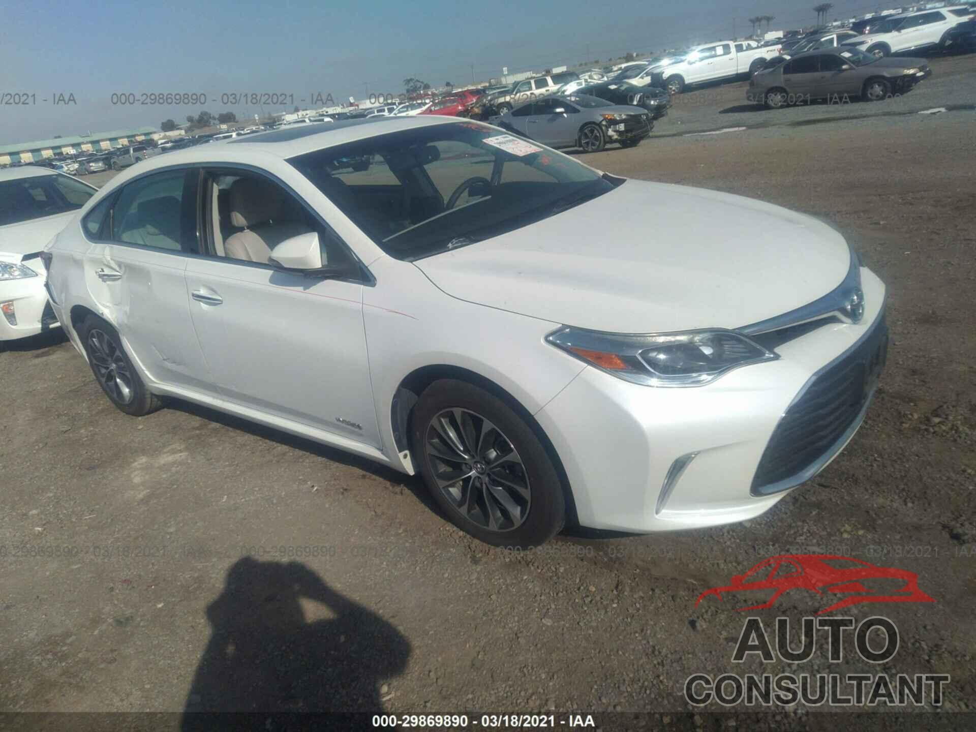 TOYOTA AVALON HYBRID 2016 - 4T1BD1EB9GU055557