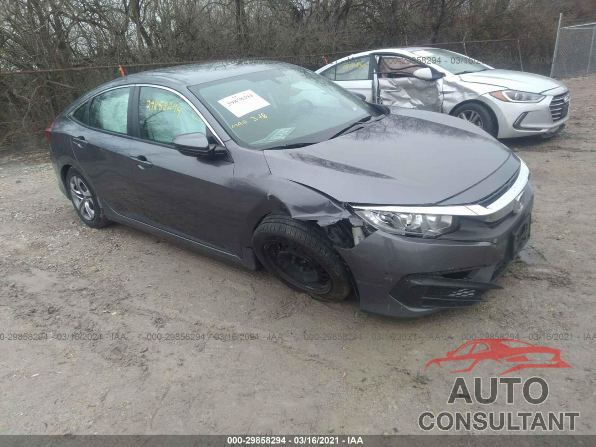 HONDA CIVIC SEDAN 2017 - 19XFC2F59HE048535