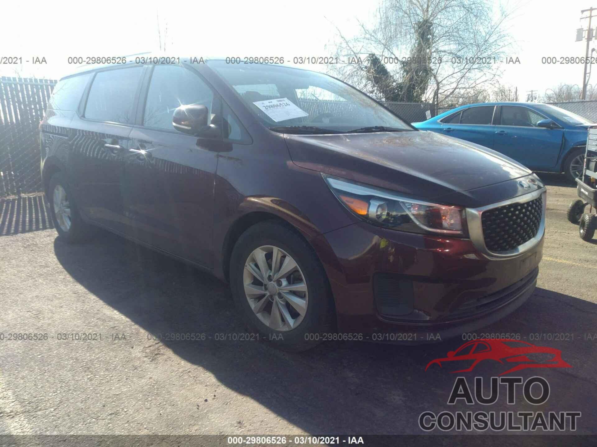 KIA SEDONA 2016 - KNDMB5C17G6171994