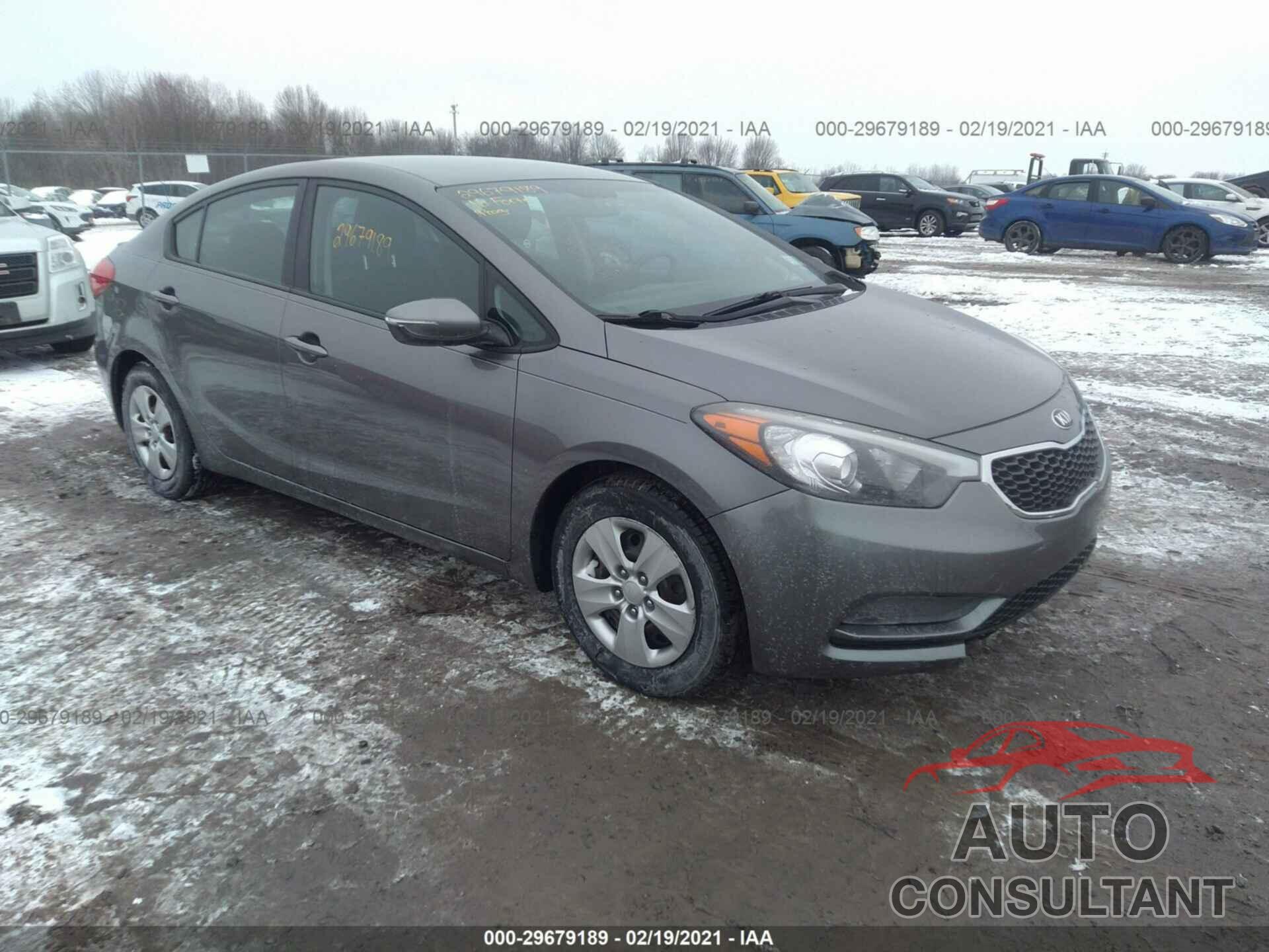 KIA FORTE 2016 - KNAFX4A68G5527164
