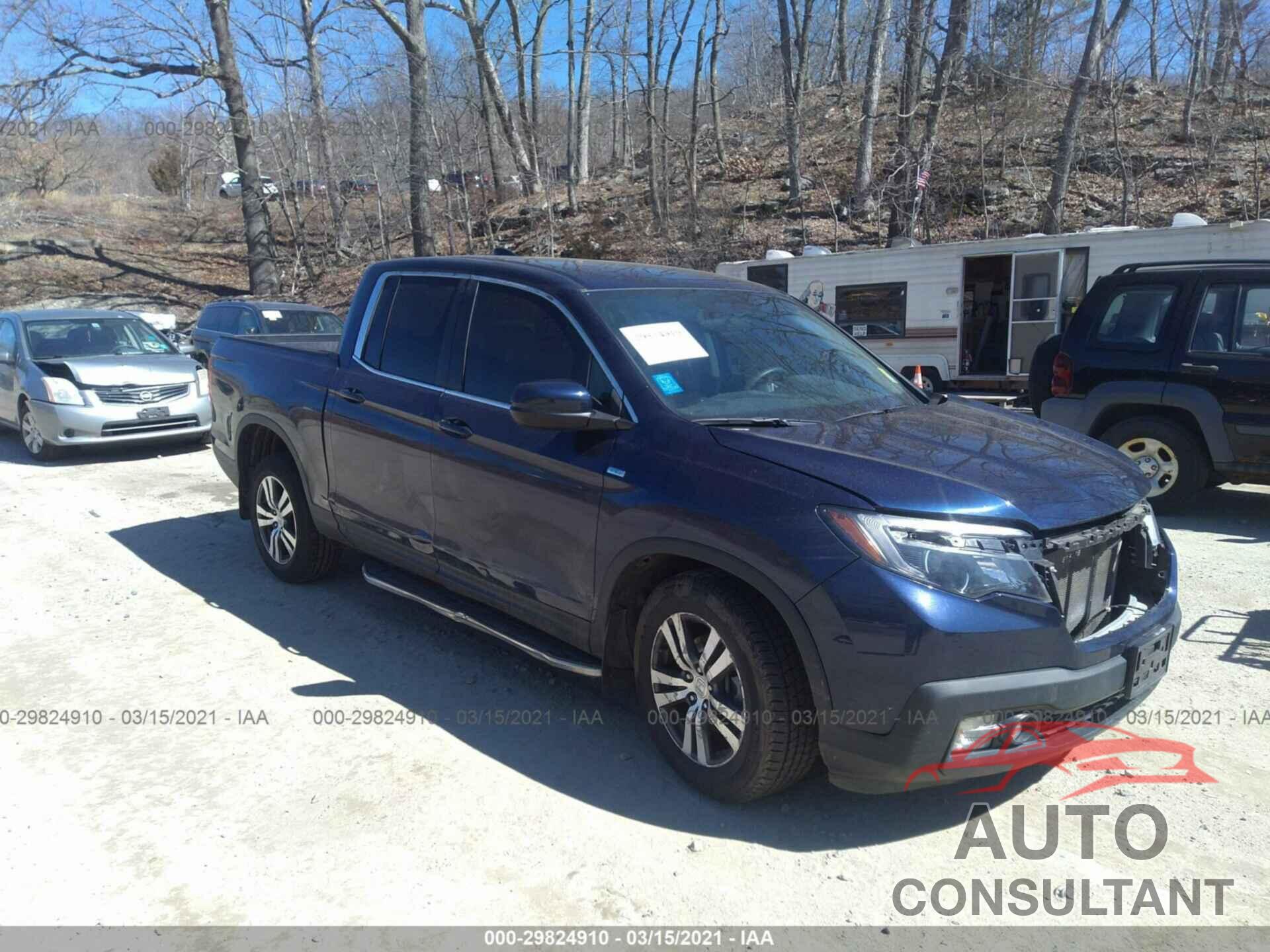 HONDA RIDGELINE 2017 - 5FPYK3F43HB021034