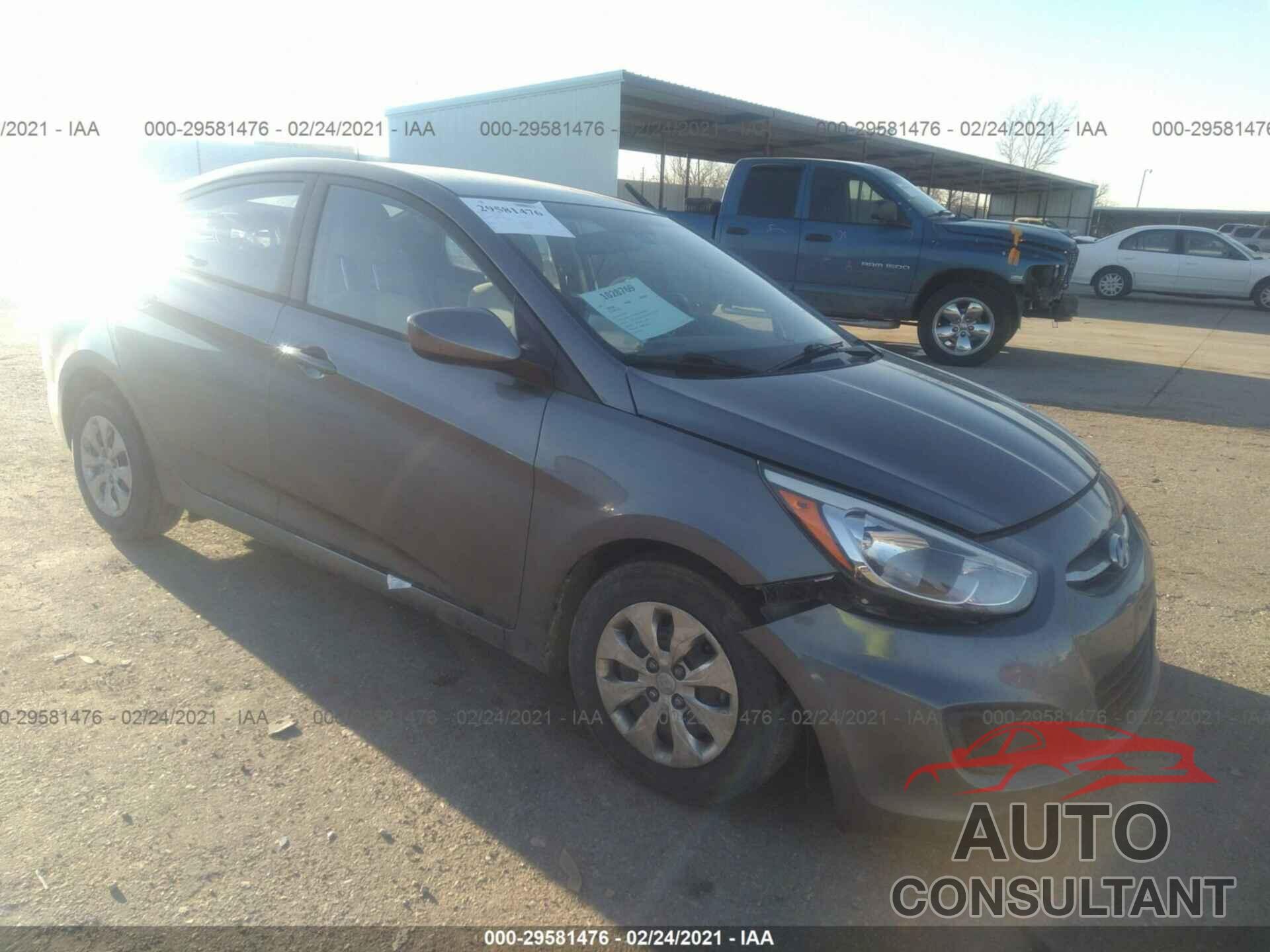 HYUNDAI ACCENT 2016 - KMHCT4AE8GU060368