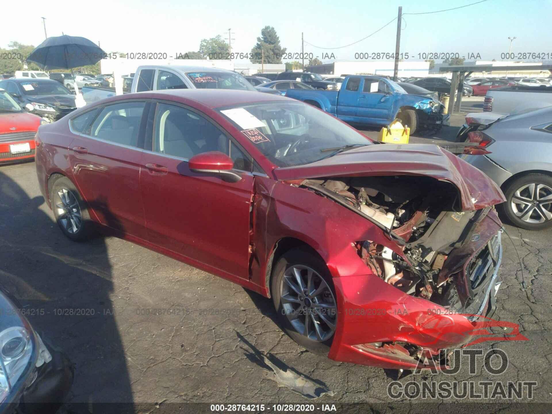 FORD FUSION 2017 - 3FA6P0HD9HR299440