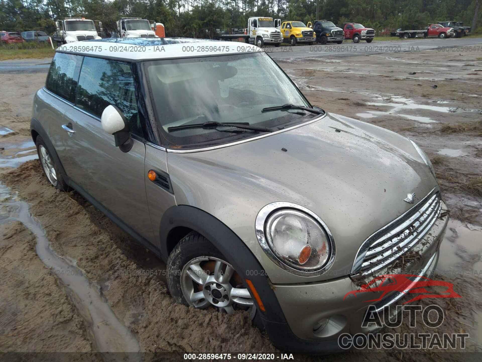 MINI COOPER HARDTOP 2011 - WMWSU3C55BT097796