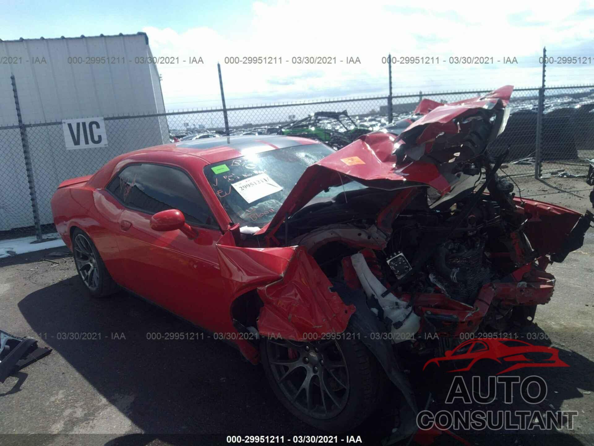 DODGE CHALLENGER 2016 - 2C3CDZDJ5GH145649