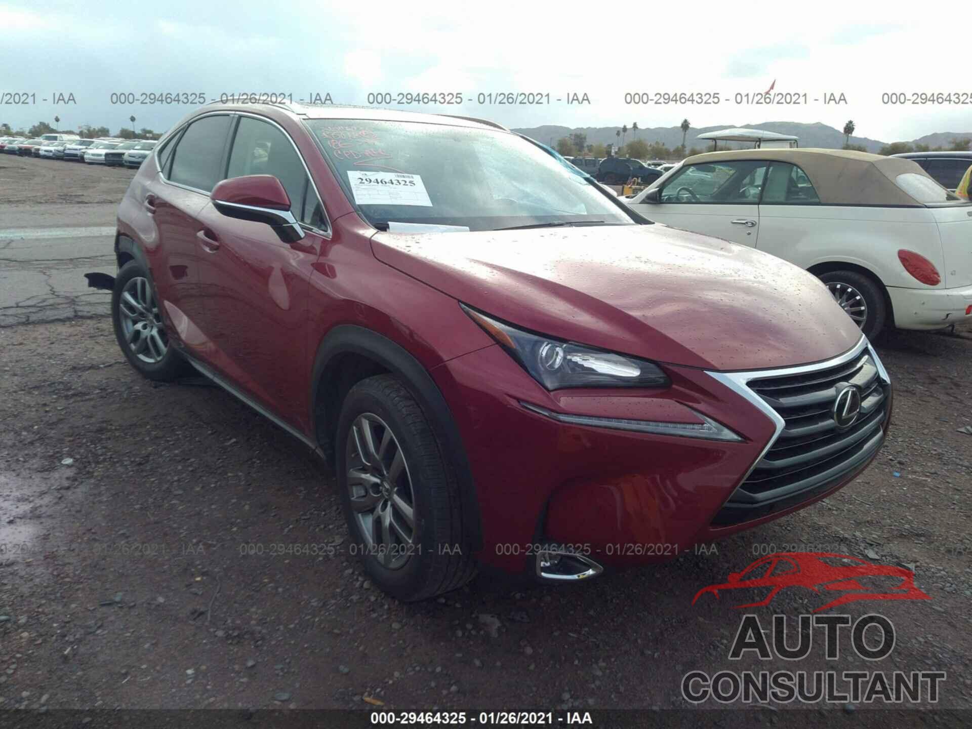 LEXUS NX 200T 2016 - JTJBARBZ2G2053445