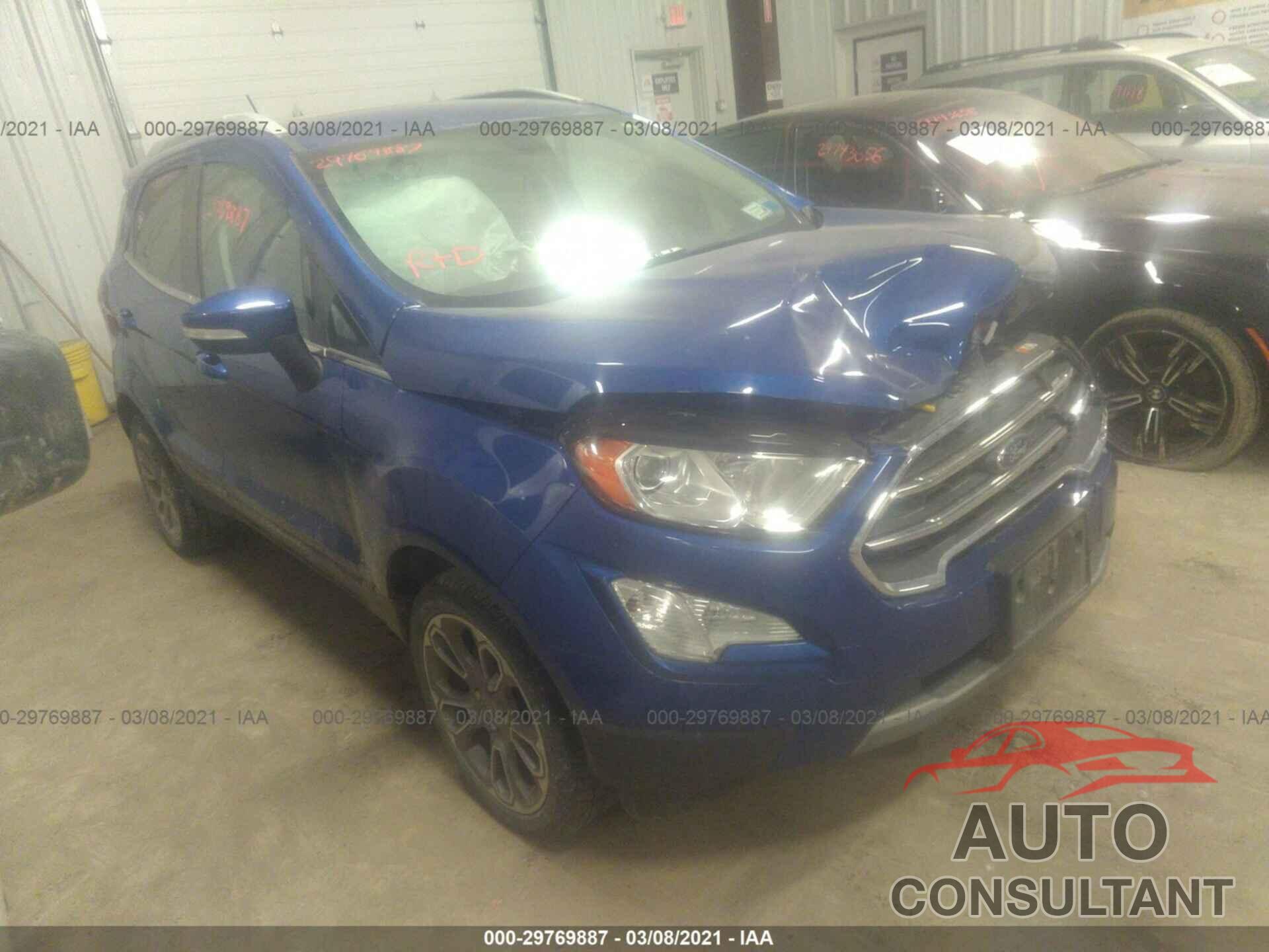 FORD ECOSPORT 2018 - MAJ3P1VE6JC212409