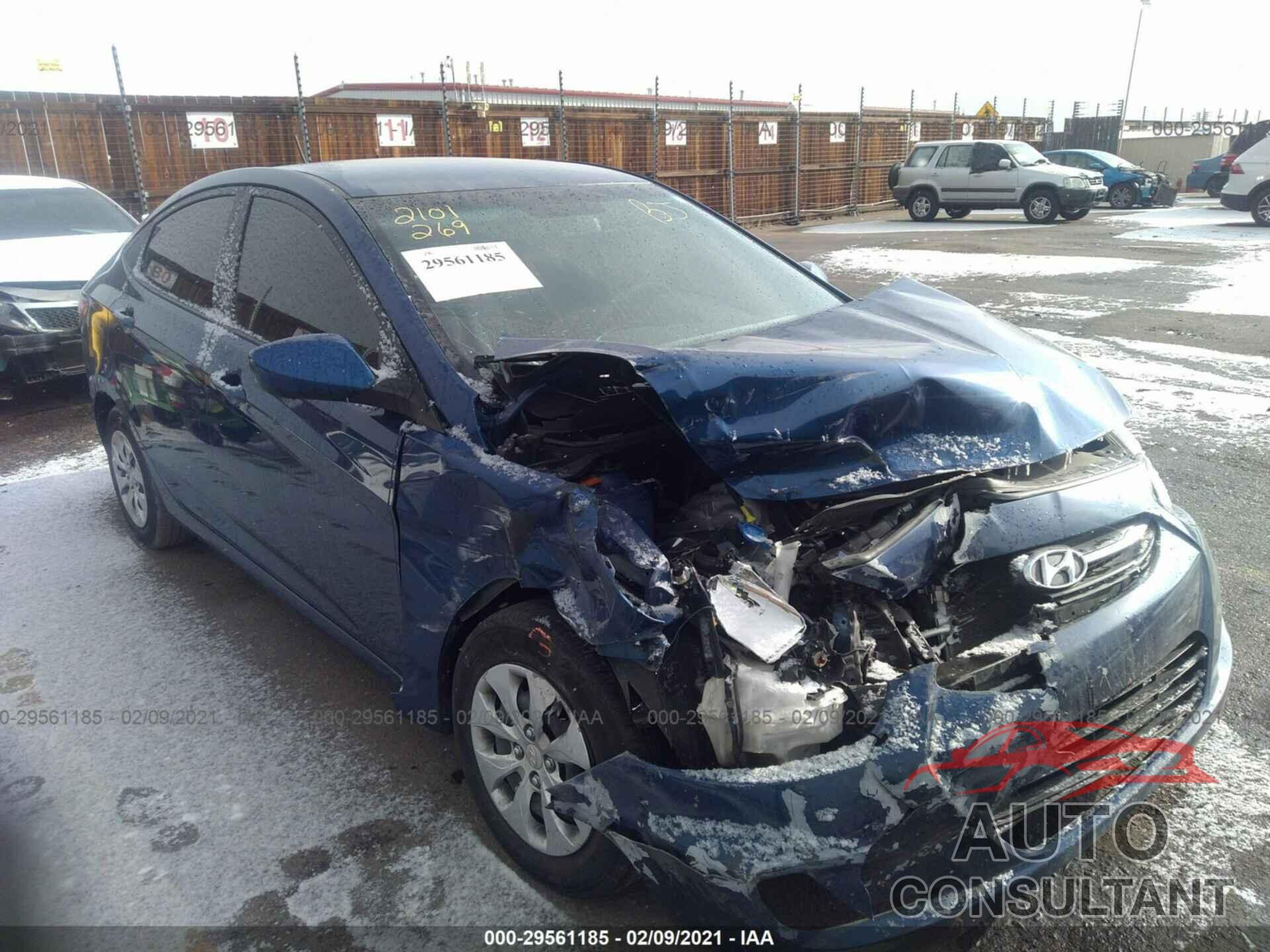HYUNDAI ACCENT 2017 - KMHCT4AE8HU317241