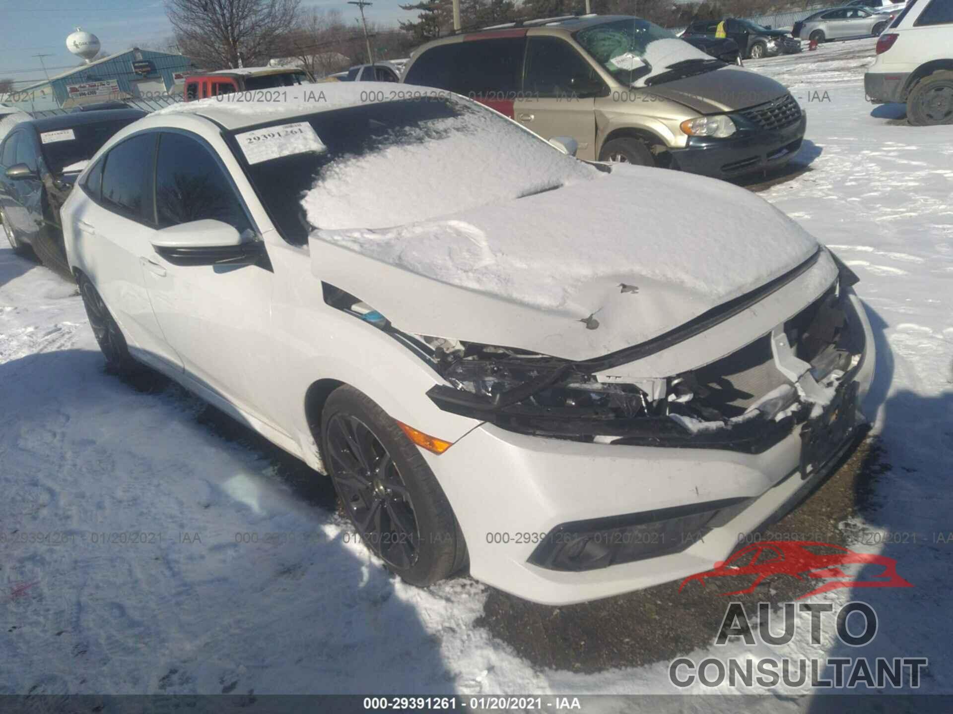 HONDA CIVIC SEDAN 2019 - 19XFC2F89KE029324