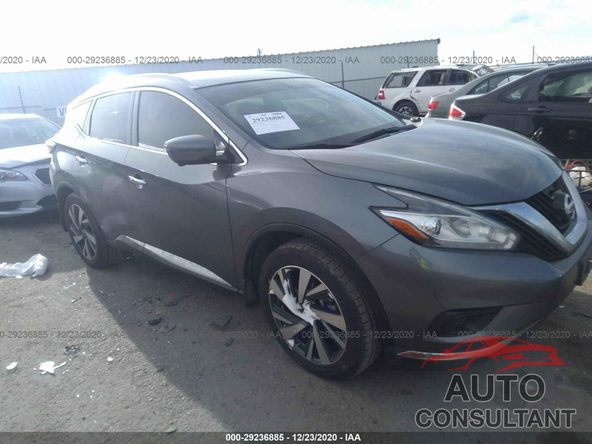 NISSAN MURANO 2018 - 5N1AZ2MH4JN160856