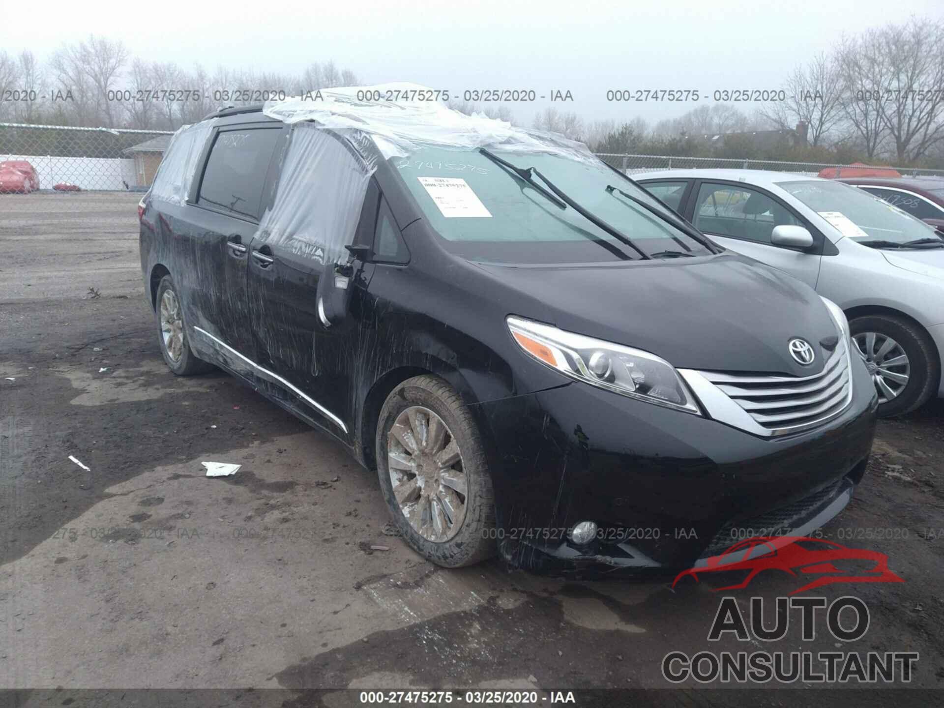 TOYOTA SIENNA 2015 - 5TDYK3DC2FS569246