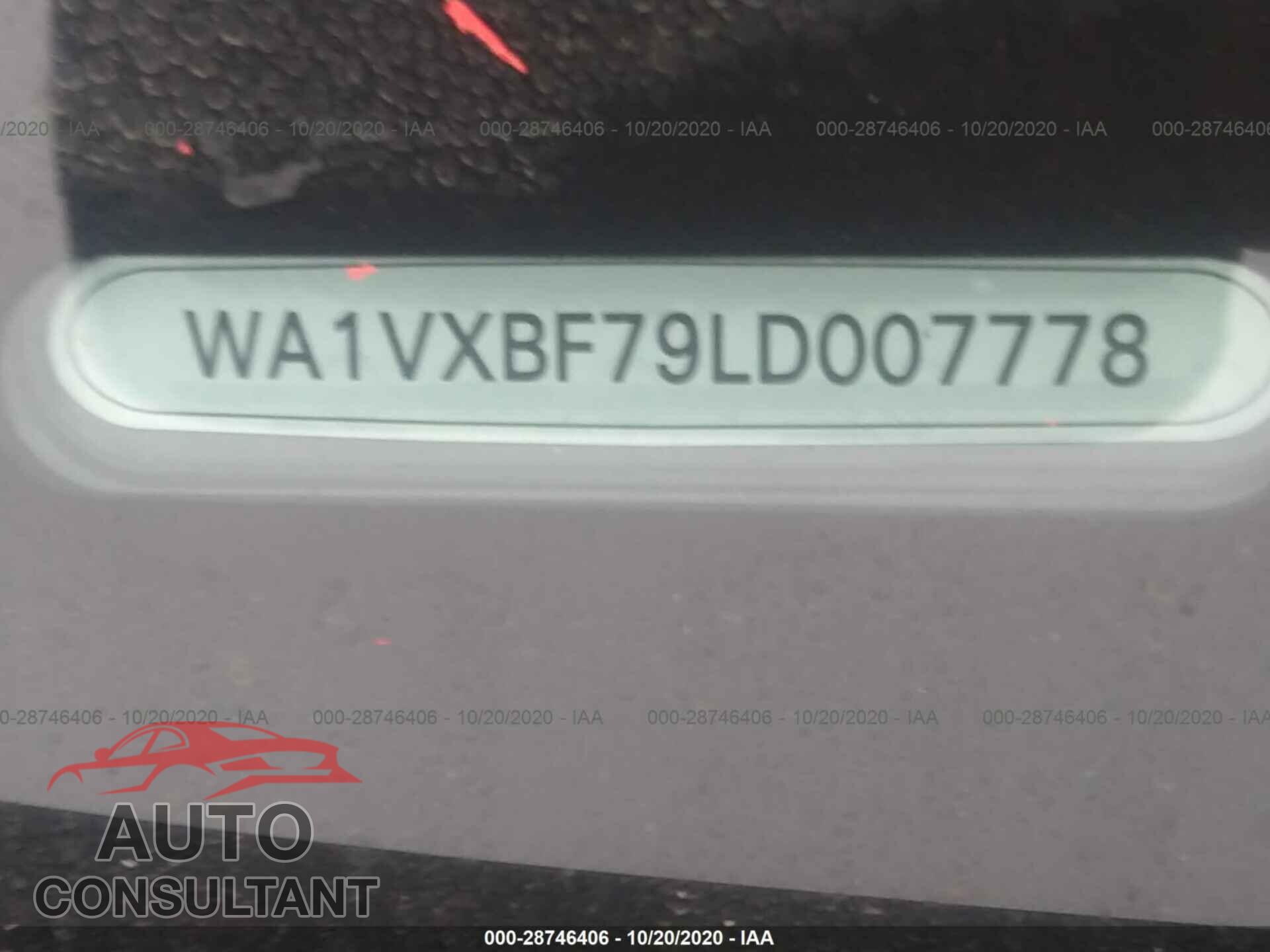 AUDI Q7 2020 - WA1VXBF79LD007778